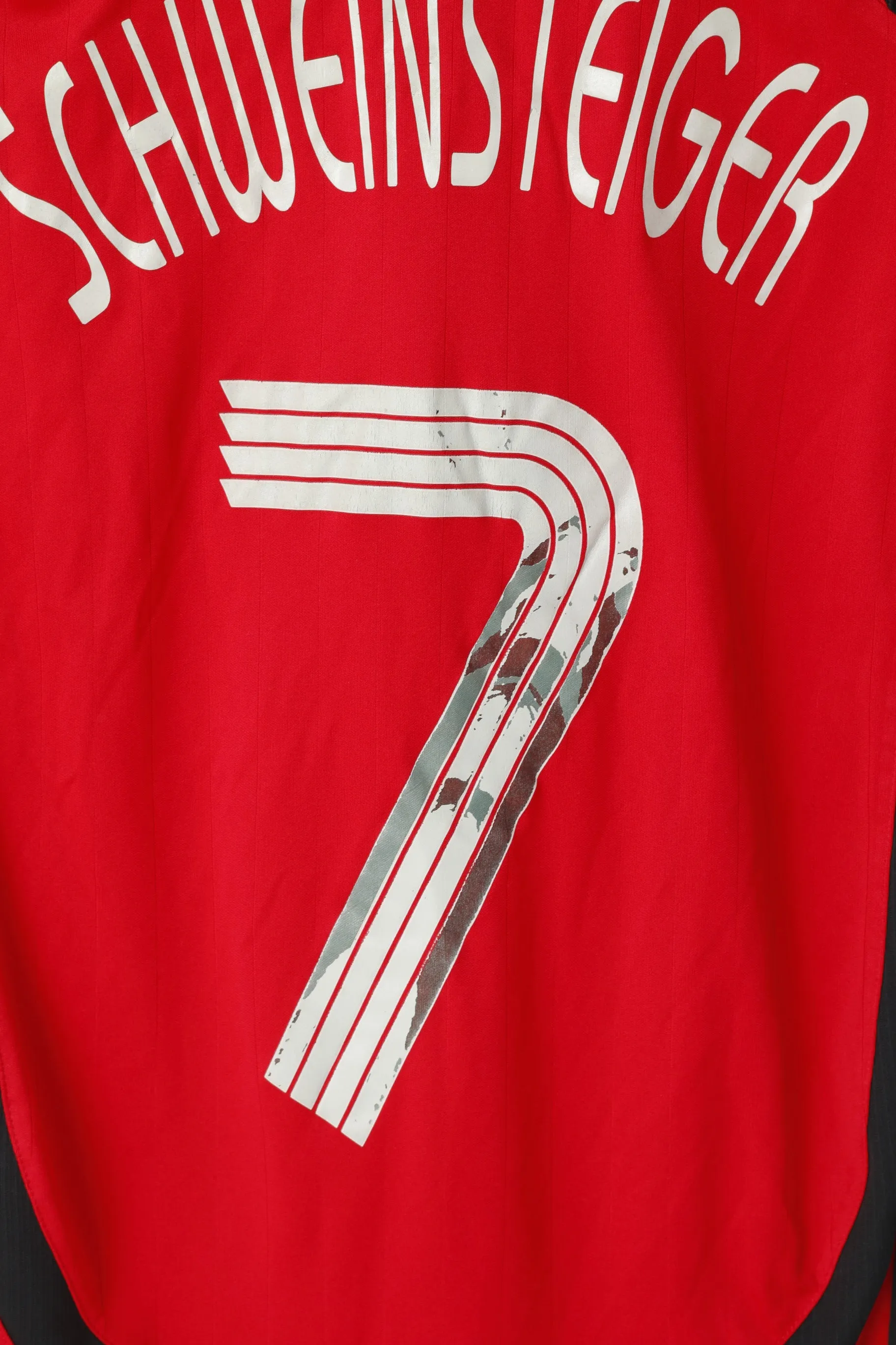 Adidas Men S Shirt Red Deutche Football #7 Schweinsteiger Jersey Vintage Top