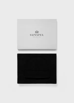 Cashmere Gift Set in Black Sunspel