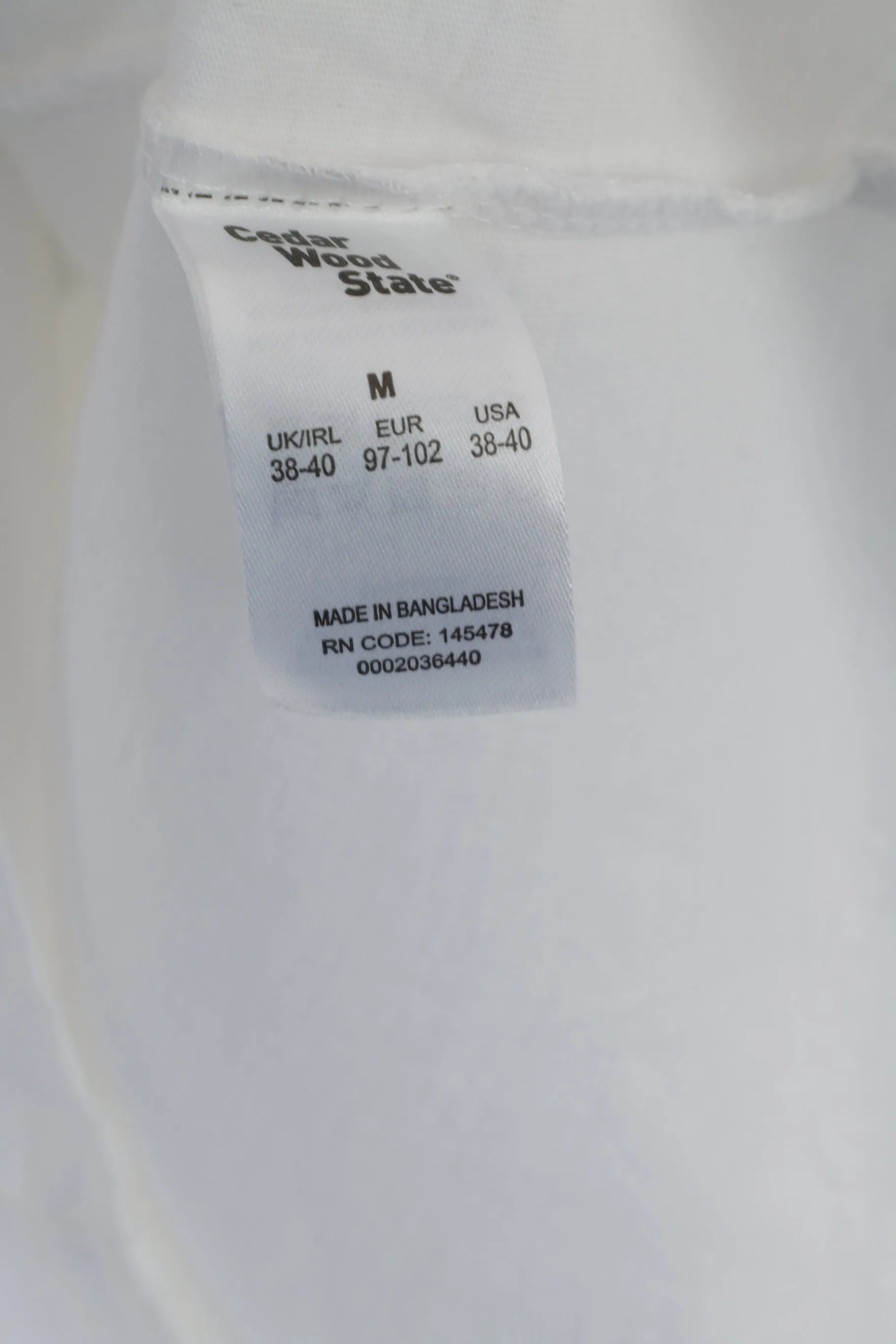 Cedar Wood State Men M Shirt White Cotton Superman Man Of Steel Top