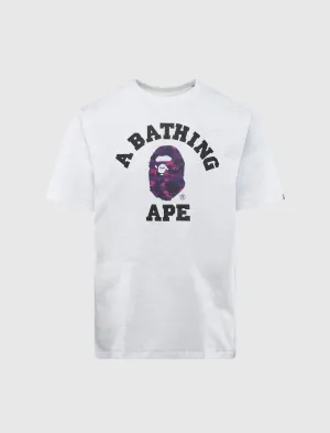 COLOR CAMO COLLEGE TEE