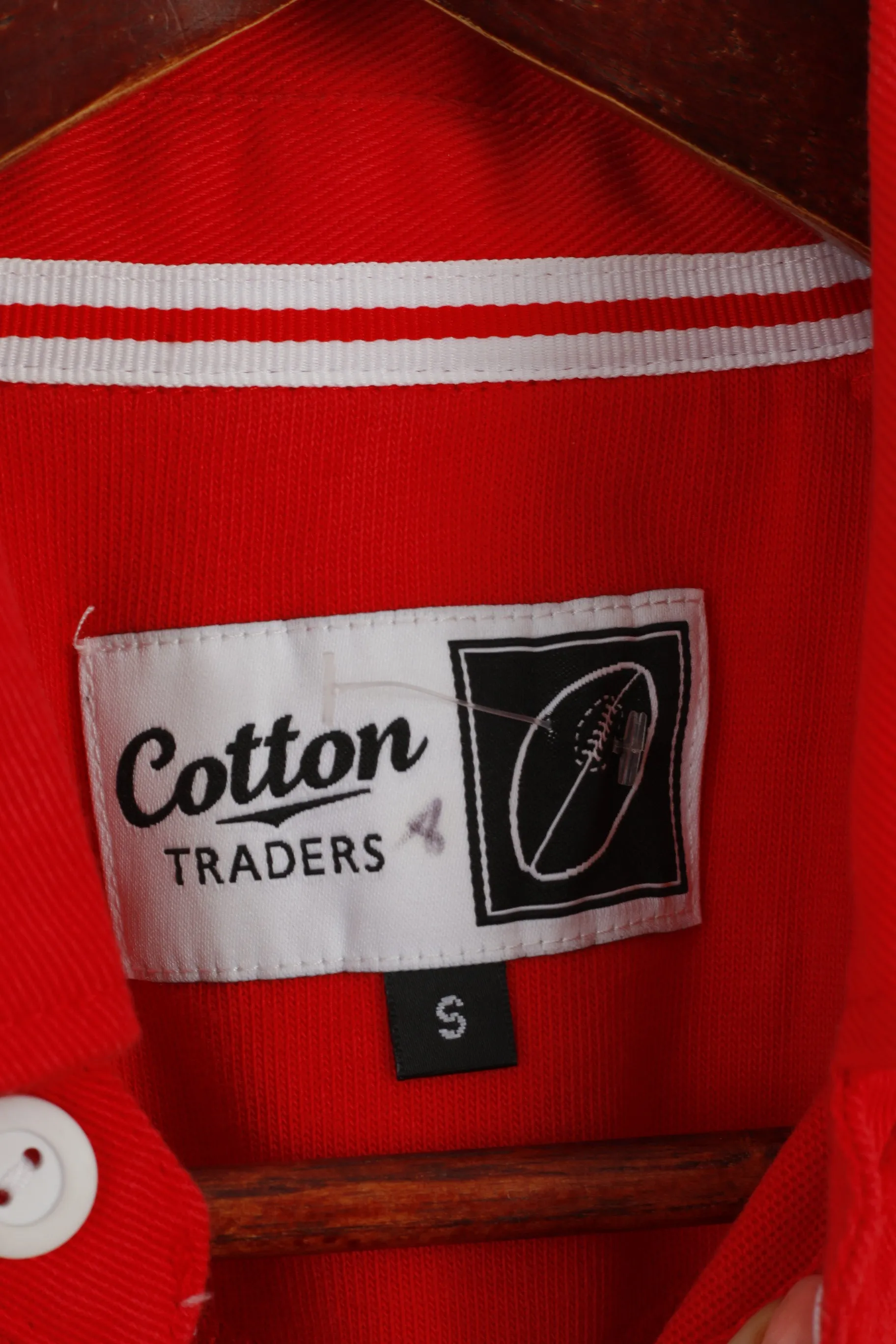 Cotton Traders Men S Polo Shirt Red Cotton Welsh WRU CYMRU Rugby Top