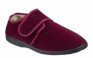 Fleet & Foster Sam Velcro Mens Touch Fastening Slipper
