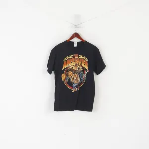 Gildan Men M Shirt Black Cotton The Answer Graphic Music Band 2015 Top