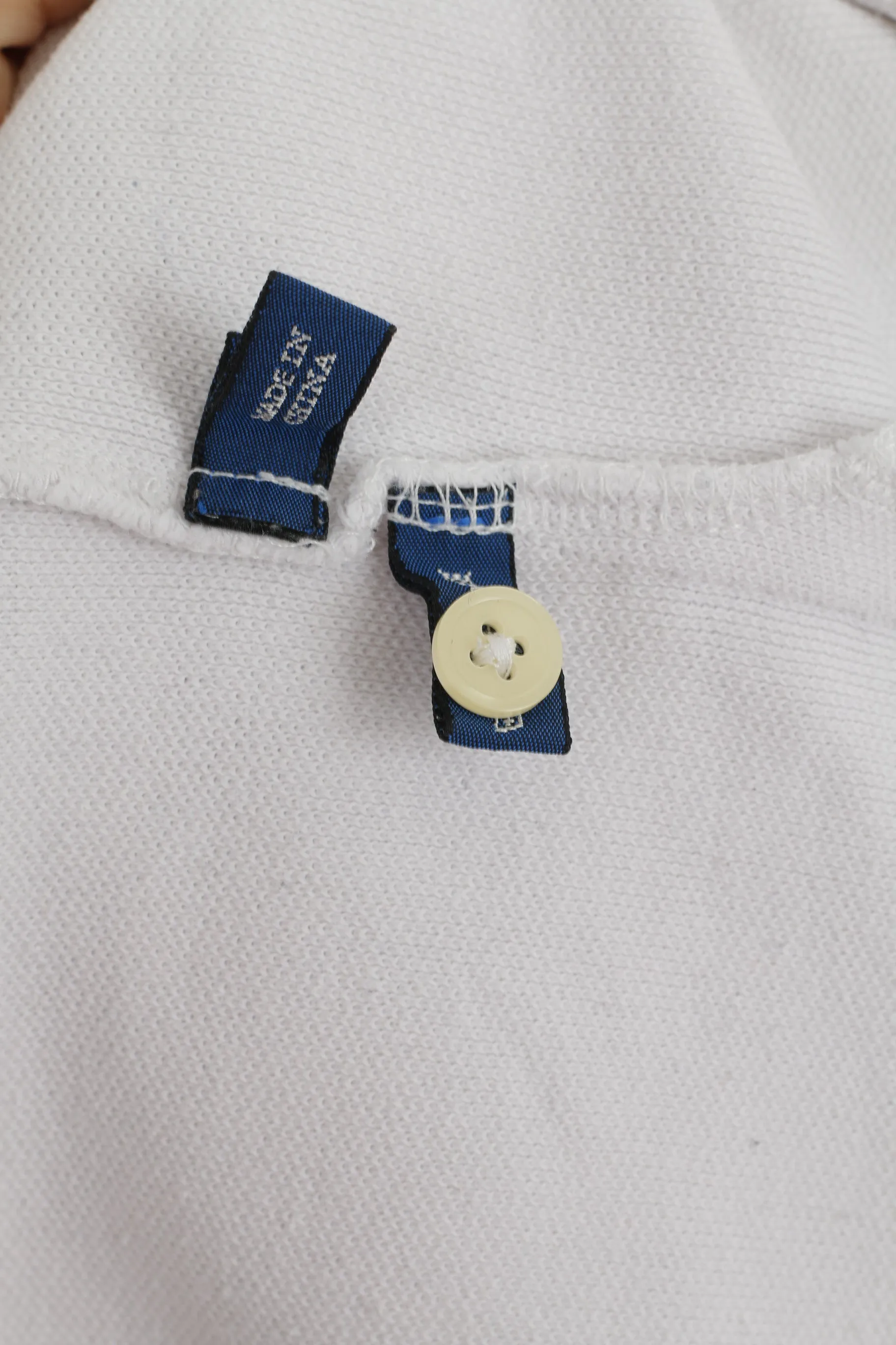 Hackett London Men XXL (XXXL) Polo Shirt White Cotton #2 Short Sleeve Top