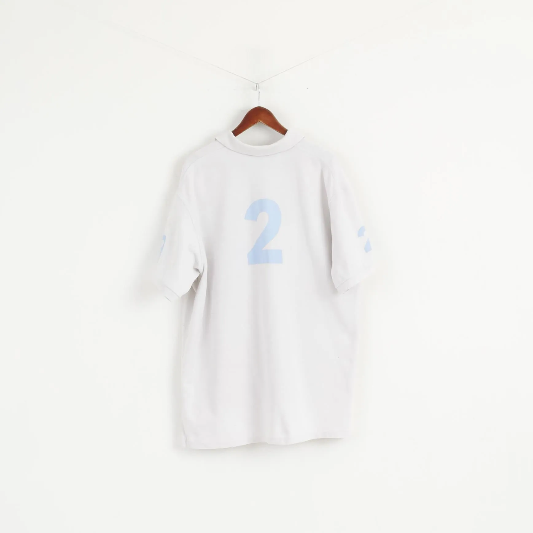 Hackett London Men XXL (XXXL) Polo Shirt White Cotton #2 Short Sleeve Top