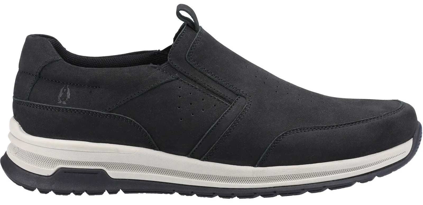 Hush Puppies Cole Mens Leather Slip On Shoe
