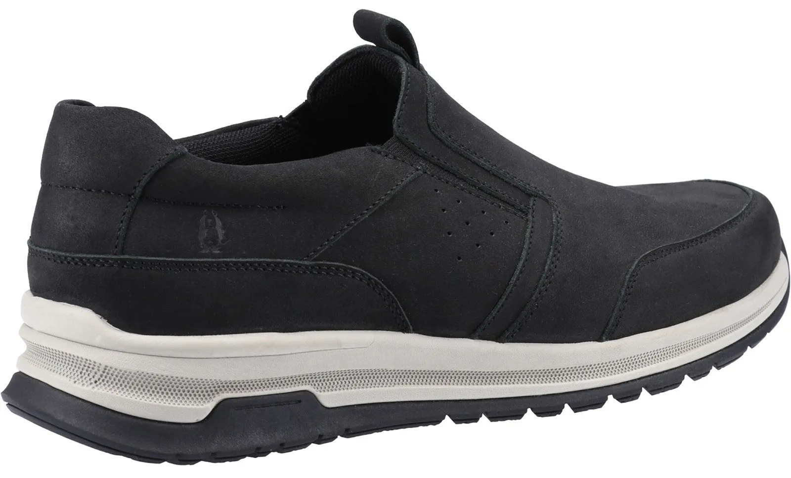 Hush Puppies Cole Mens Leather Slip On Shoe