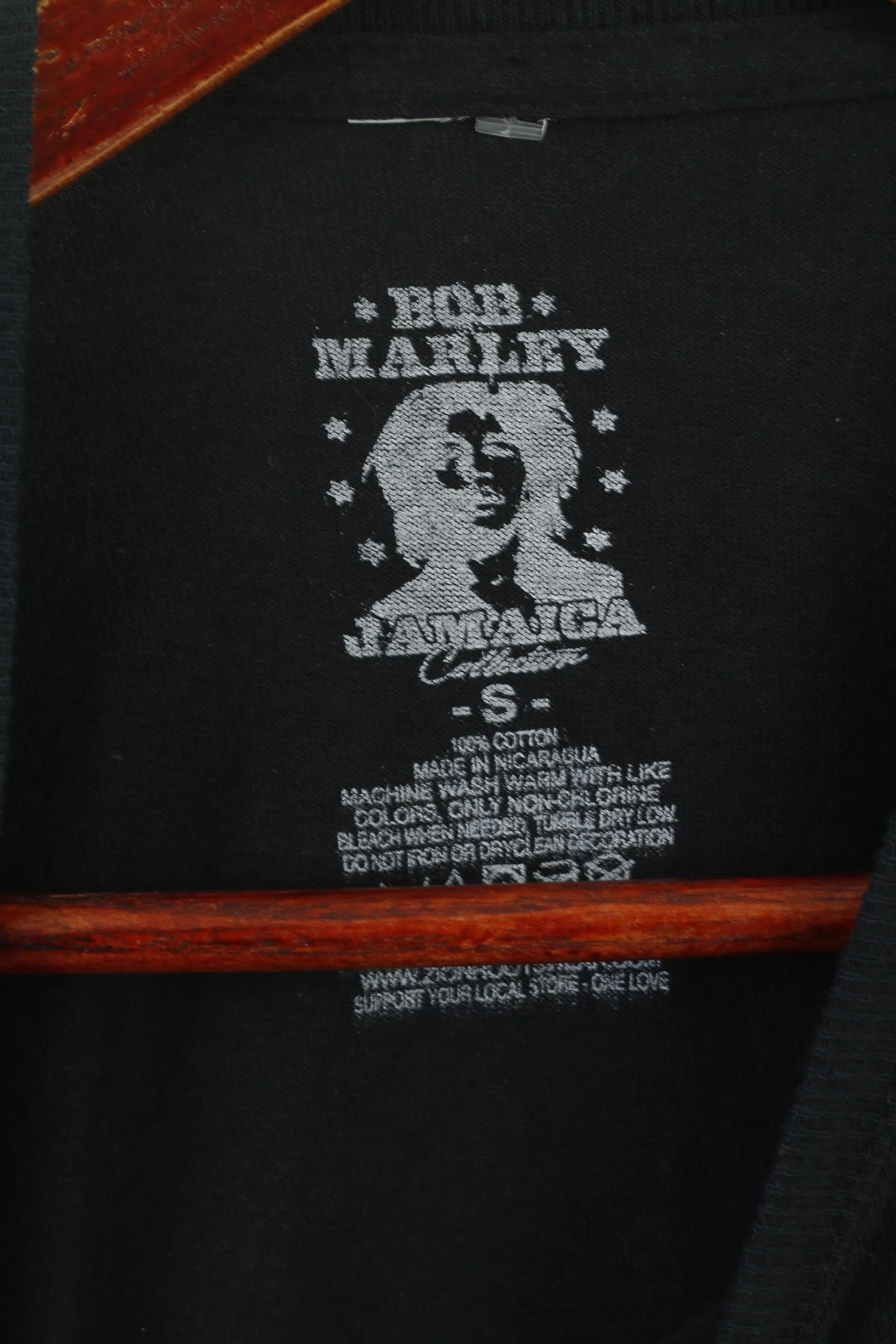 Jamaica Collection Bob Marley Men S Shirt Black Cotton Graphic Reggae Top