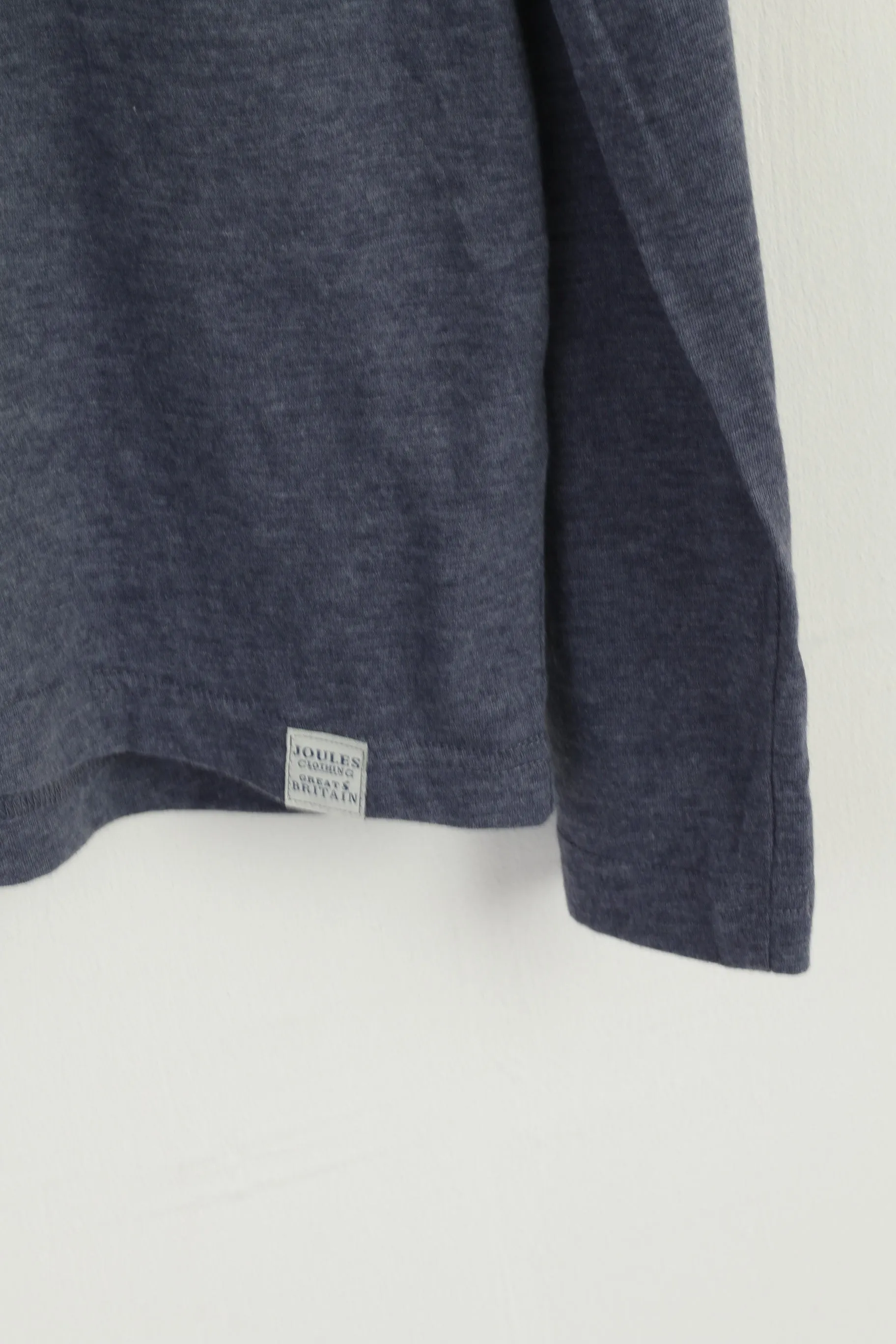 Joules Men XL Shirt Blue Cotton Inspired By Jaunts Long Sleeve Stretch Top