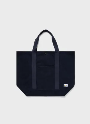 Large Tote in Navy Sunspel