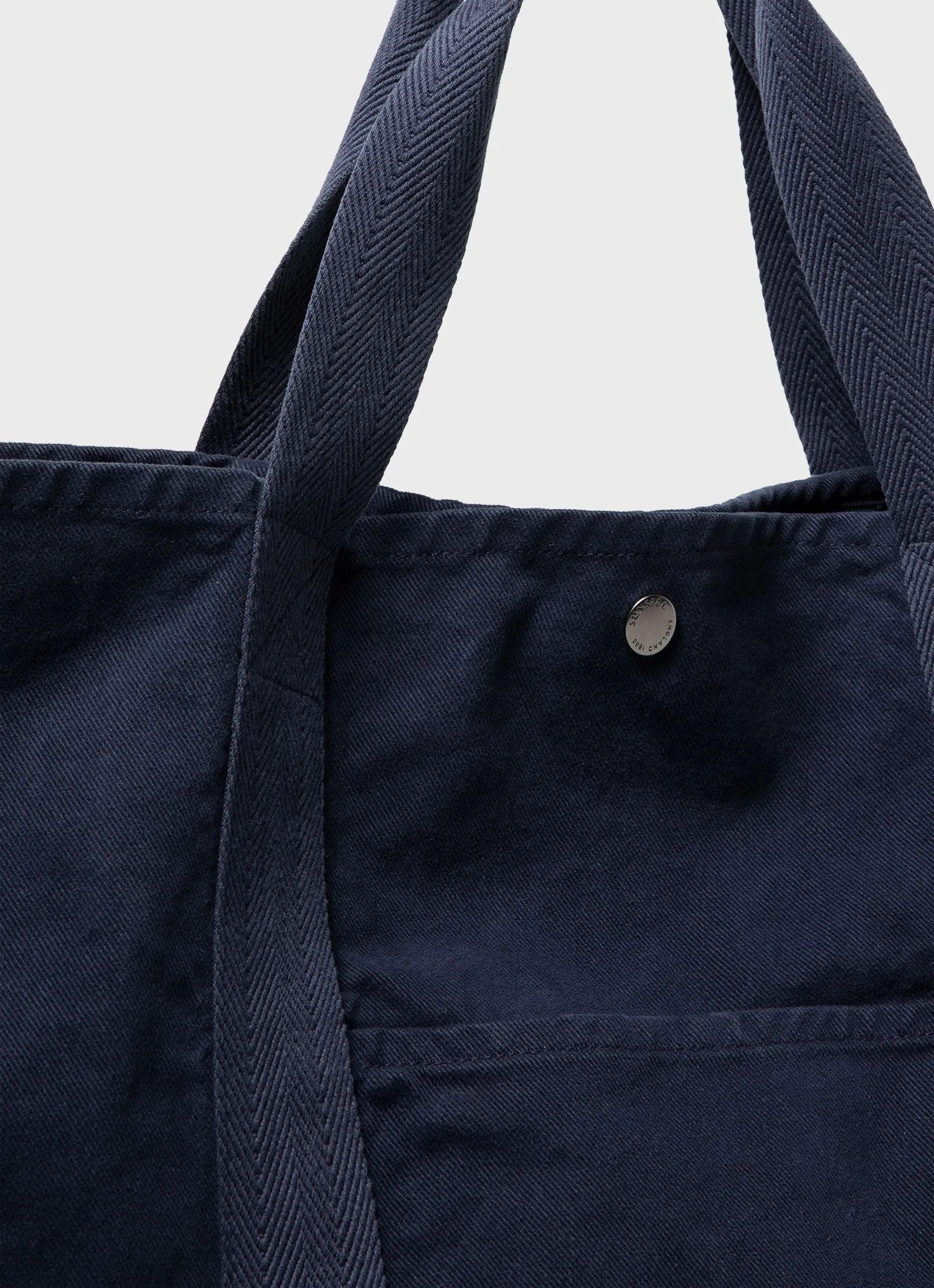 Large Tote in Navy Sunspel