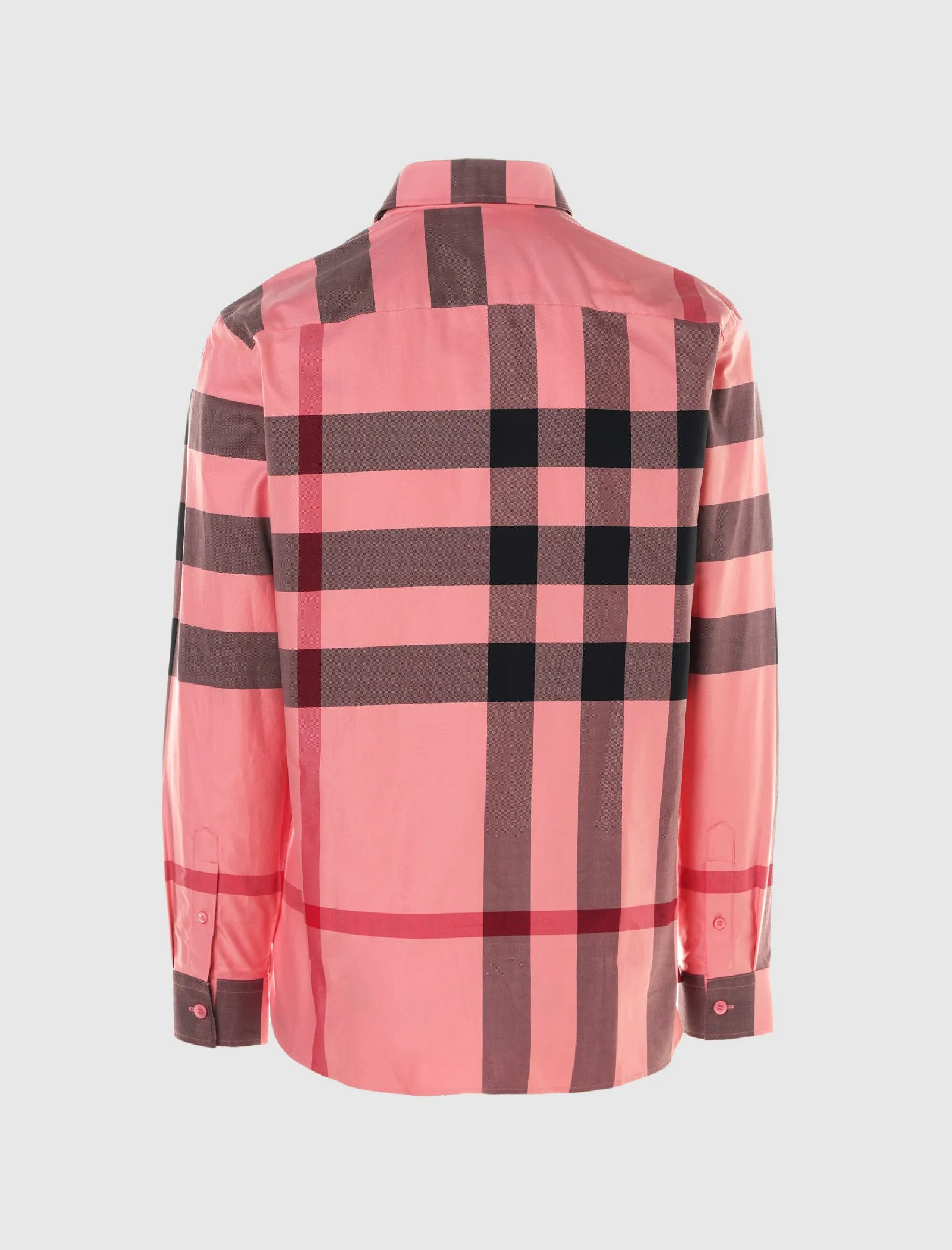 LONG SLEEVE CHECK BUTTON-DOWN SHIRT