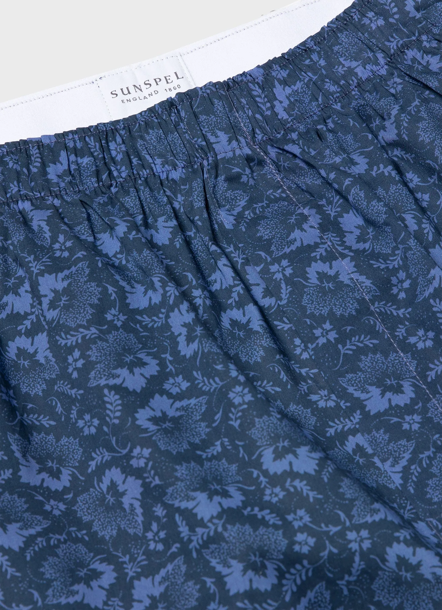 Men's Classic Boxer Shorts in Liberty Fabric in Autumn Breeze Sunspel