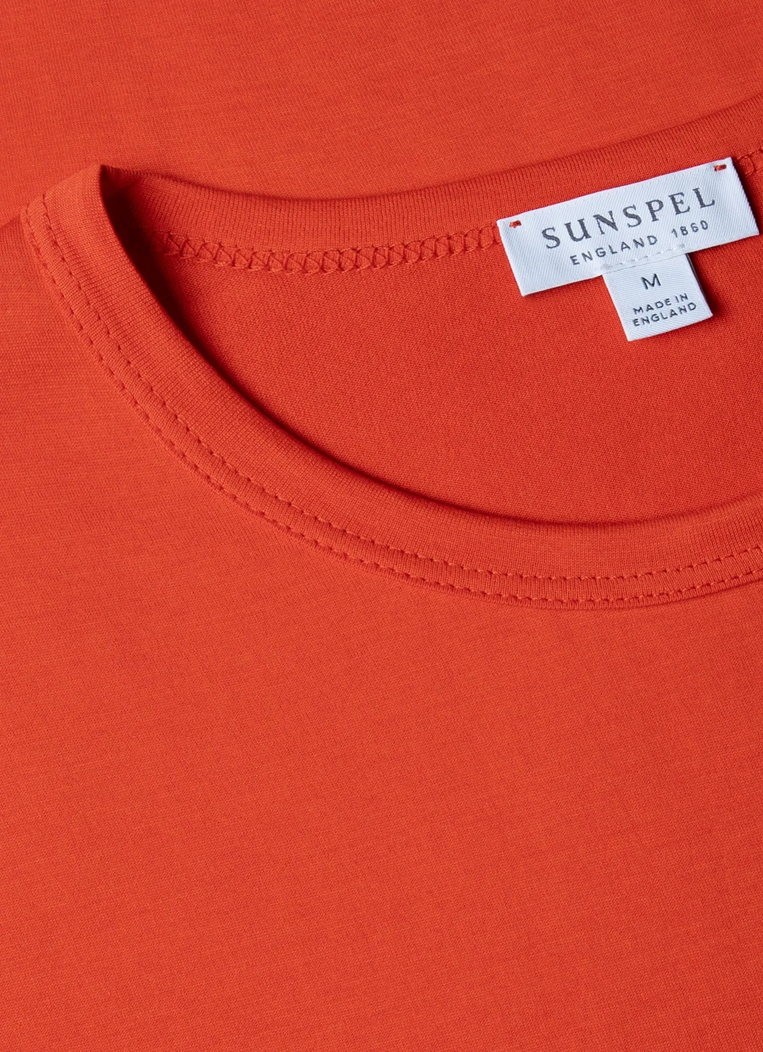 Men's Classic T-shirt in Magma Sunspel