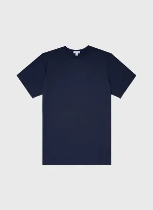 Men's Classic T-shirt in Navy Sunspel