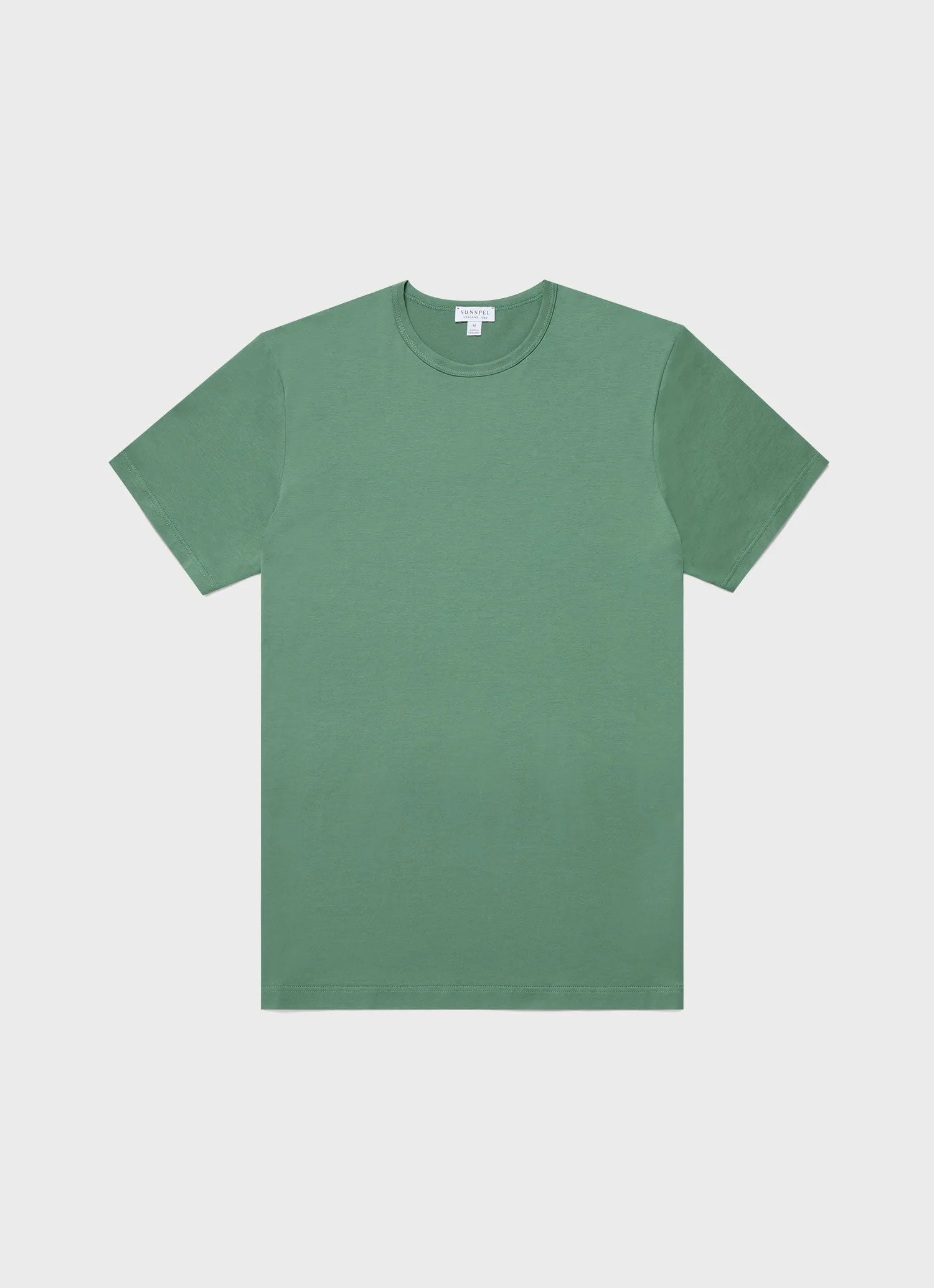 Men's Classic T-shirt in Thyme Sunspel