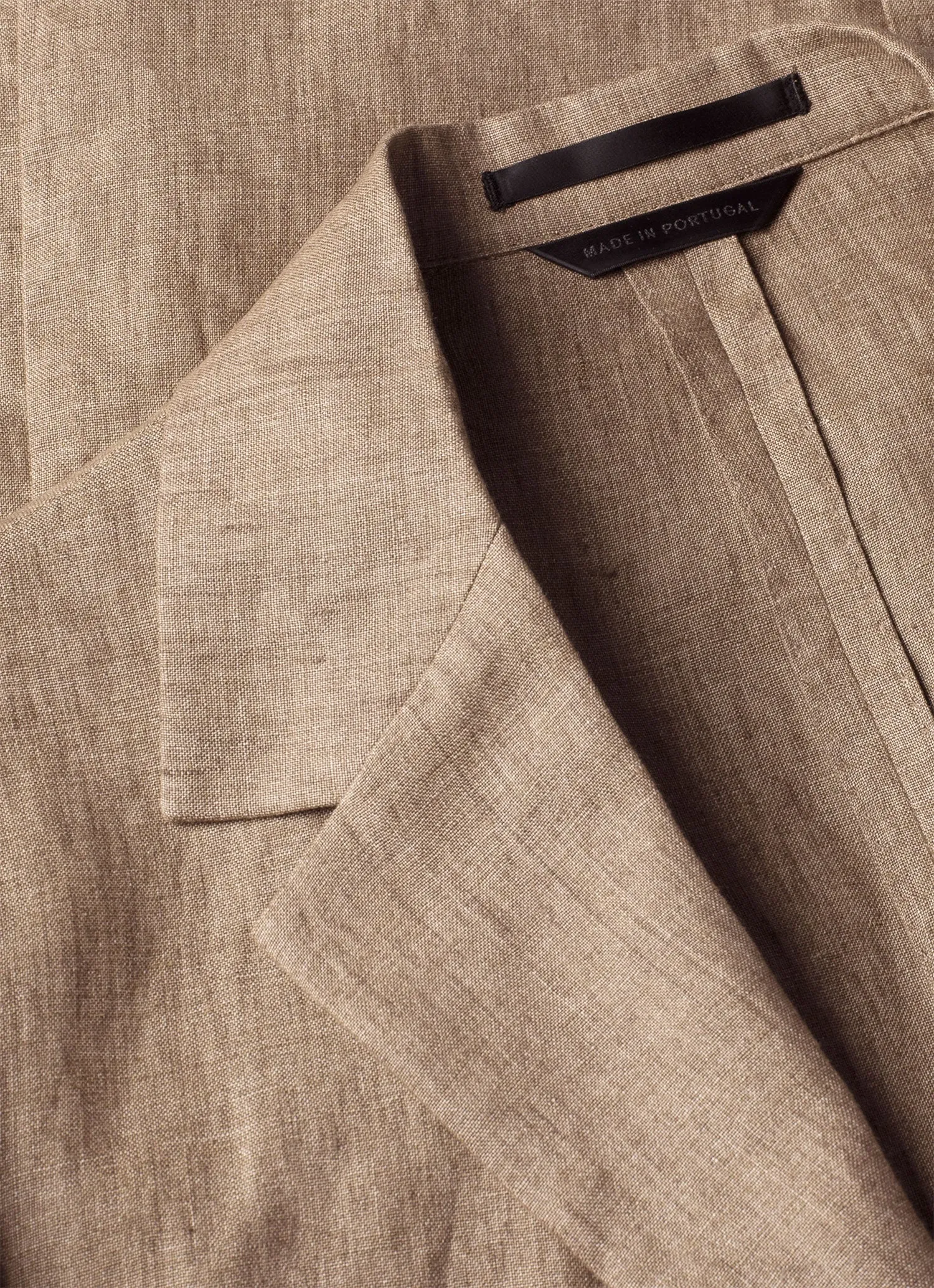Men's Linen Blazer in Dune Melange Sunspel