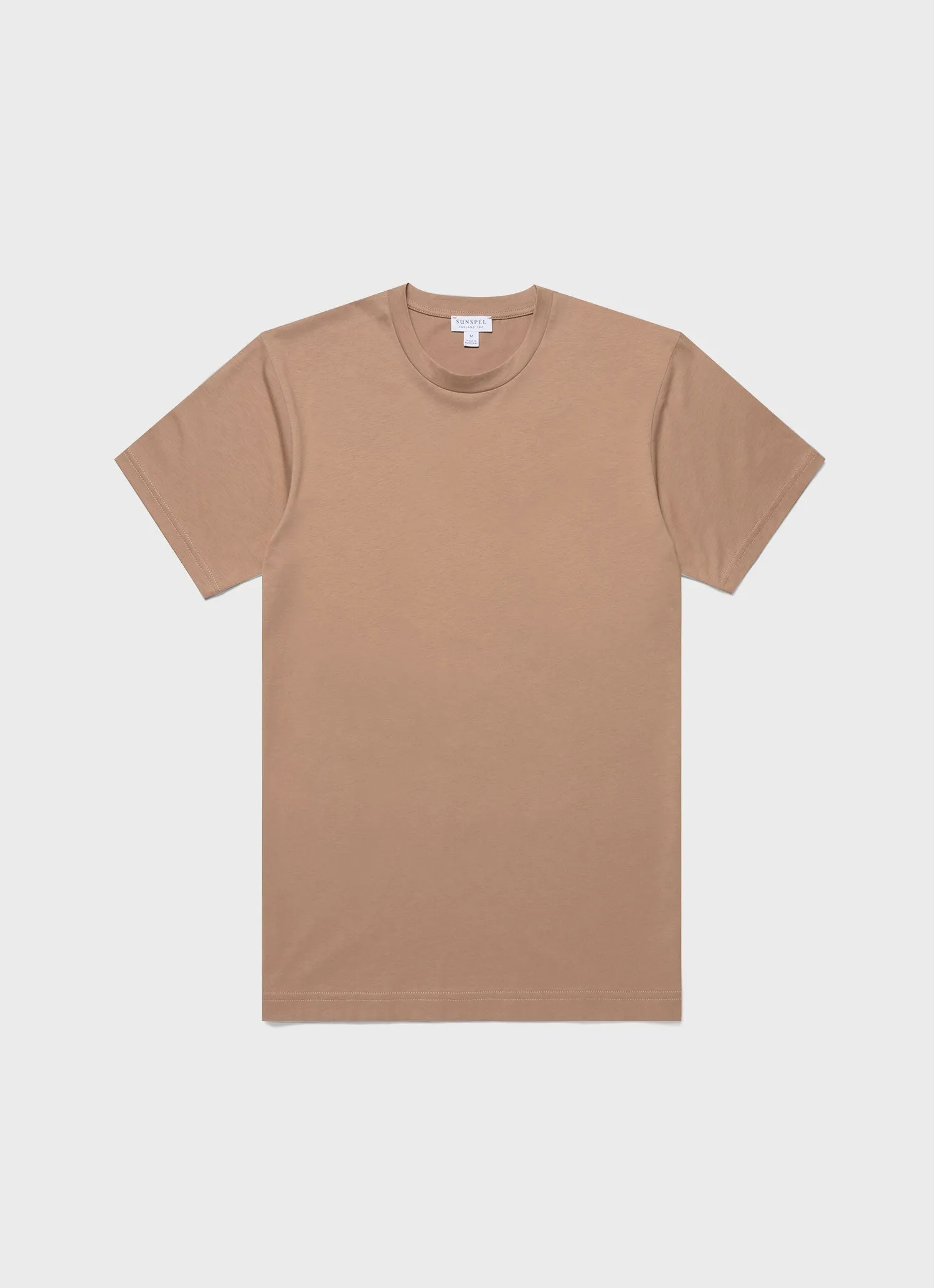Men's Riviera Midweight T-shirt in Dune Sunspel
