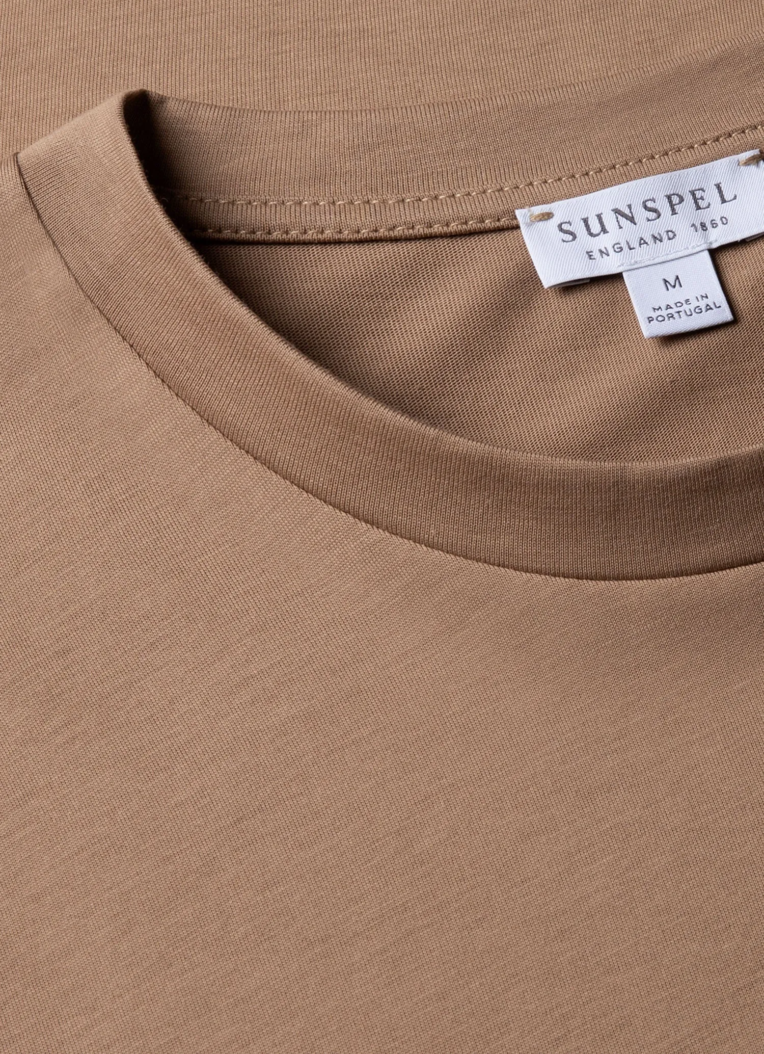 Men's Riviera Midweight T-shirt in Dune Sunspel