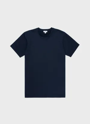 Men's Riviera T-shirt in Navy Sunspel