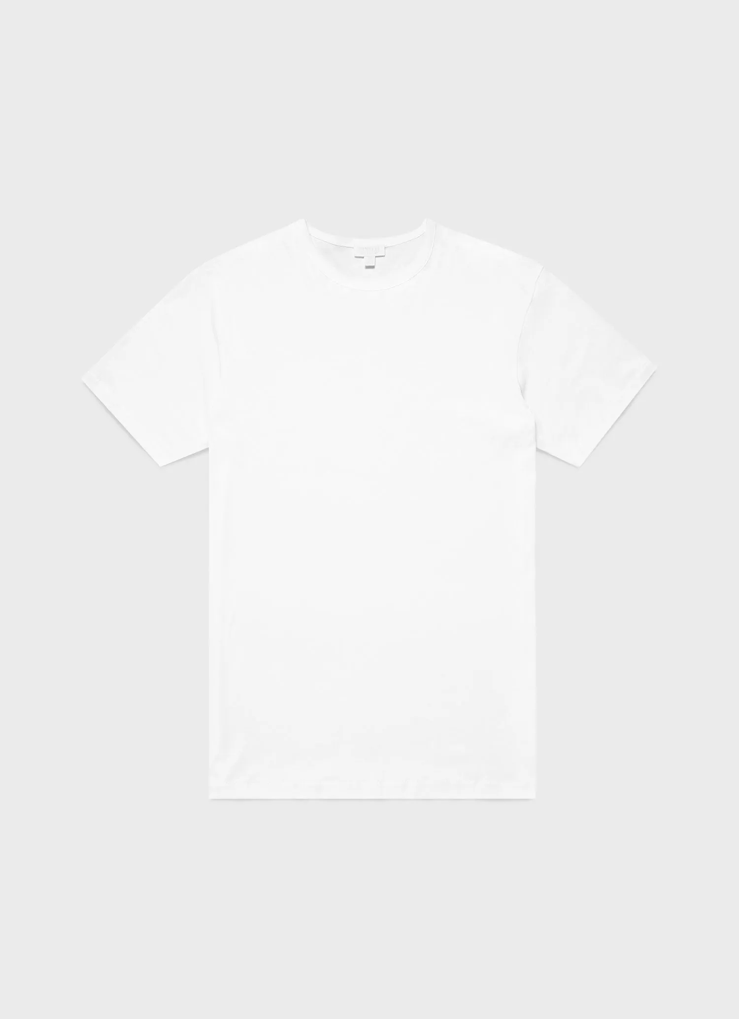Men's Sea Island Cotton T-shirt in White Sunspel