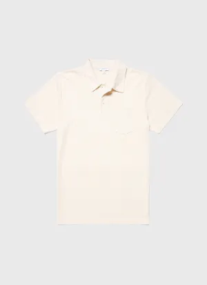 Men's Undyed Riviera Polo Shirt in Undyed Sunspel