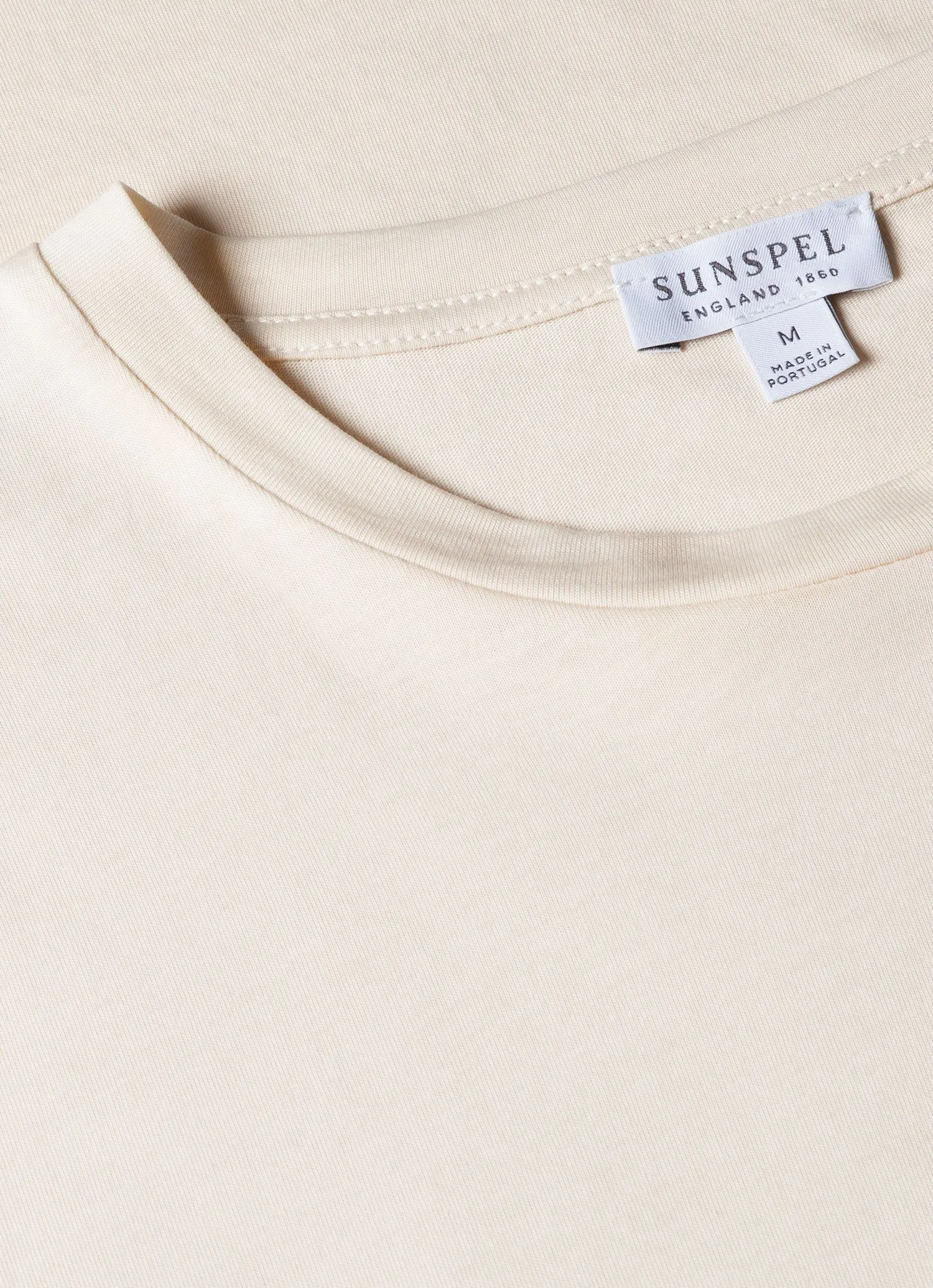 Men's Undyed Riviera T-shirt in Undyed Sunspel