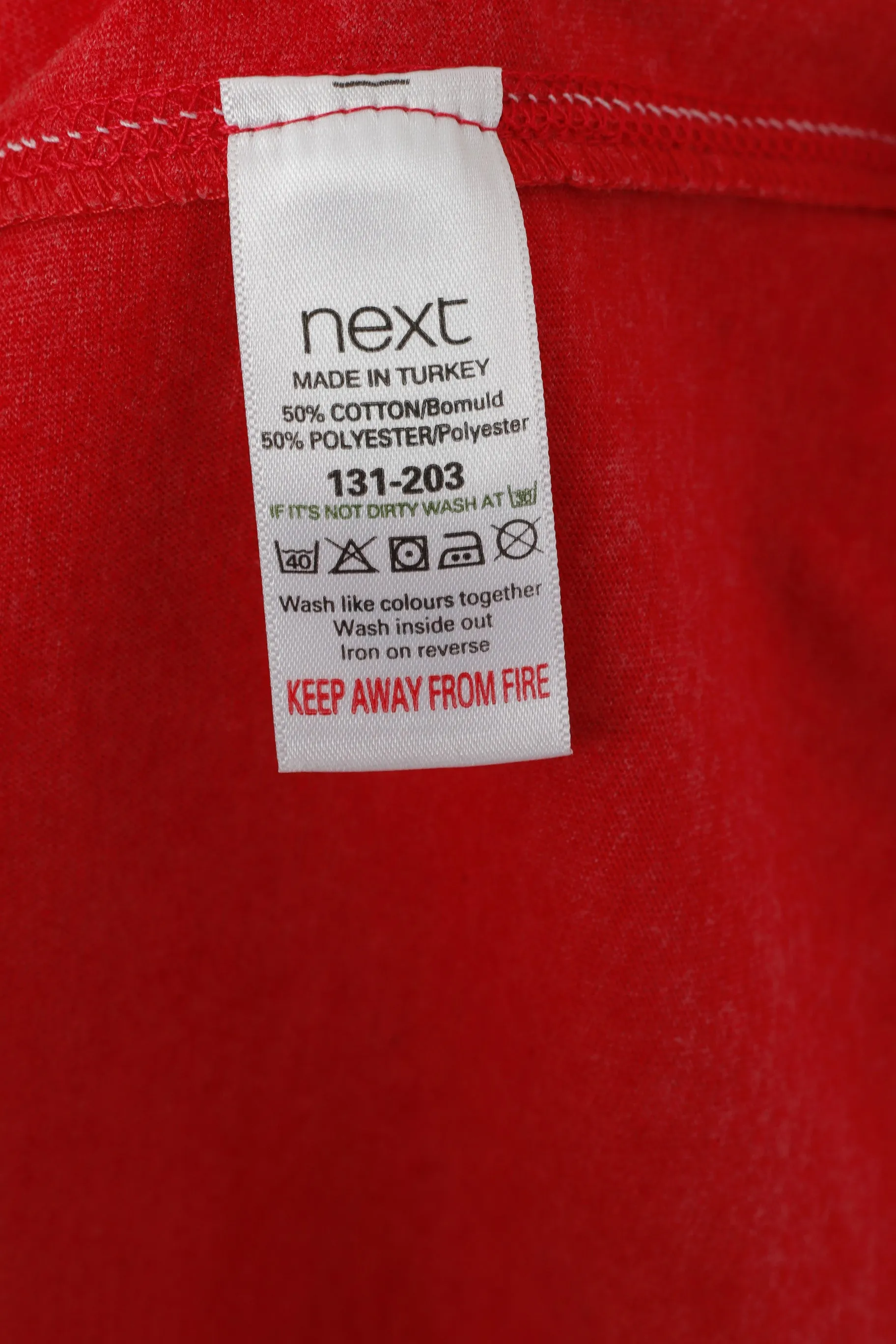Next The Beatles Men S Shirt Red Cotton Graphic Music Band Top