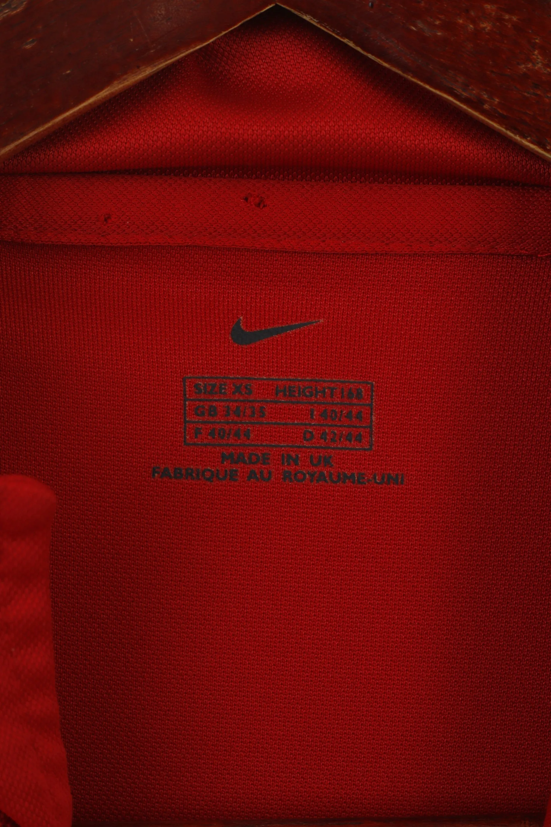 Nike FCK 1 Men XS Polo Shirt Red Vintage Kaiserslautern Football Home Jersey Top