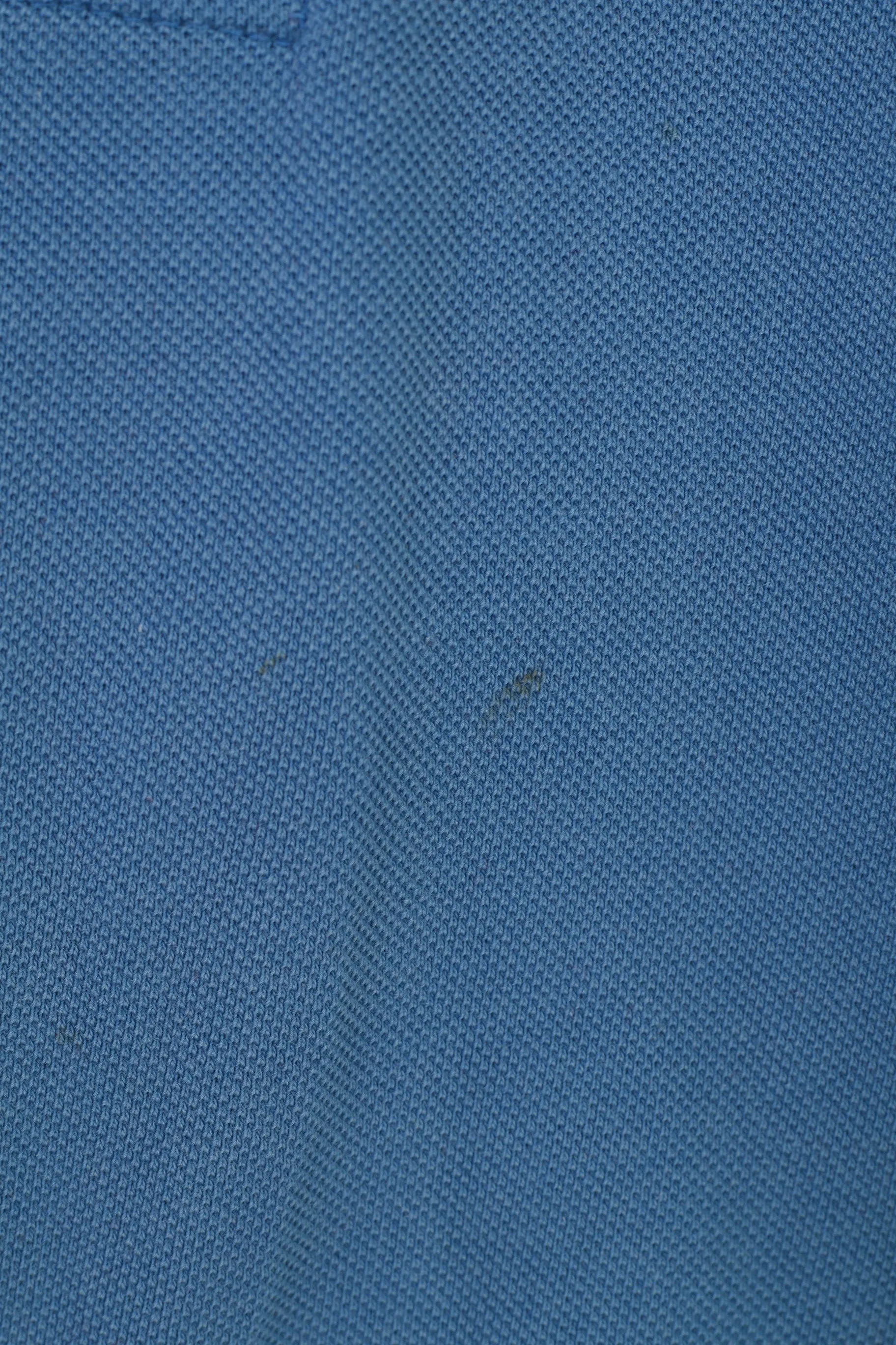 Nike Men M Polo Shirt Blue Cotton 90s Collar Sport Vintage Short Sleeve Top