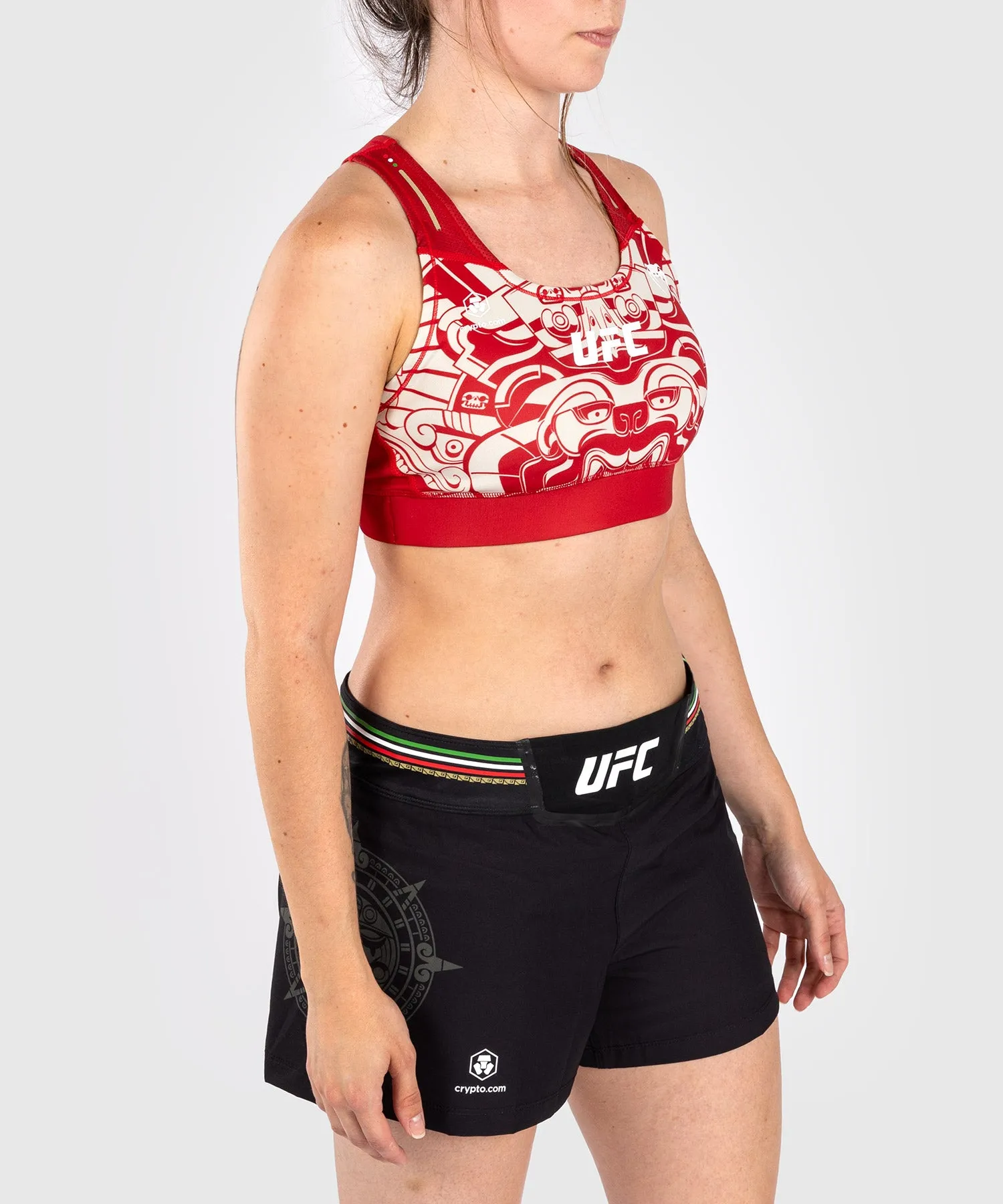 Noche UFC by Venum Authentic Fight Night Women’s Sports Bra - Red