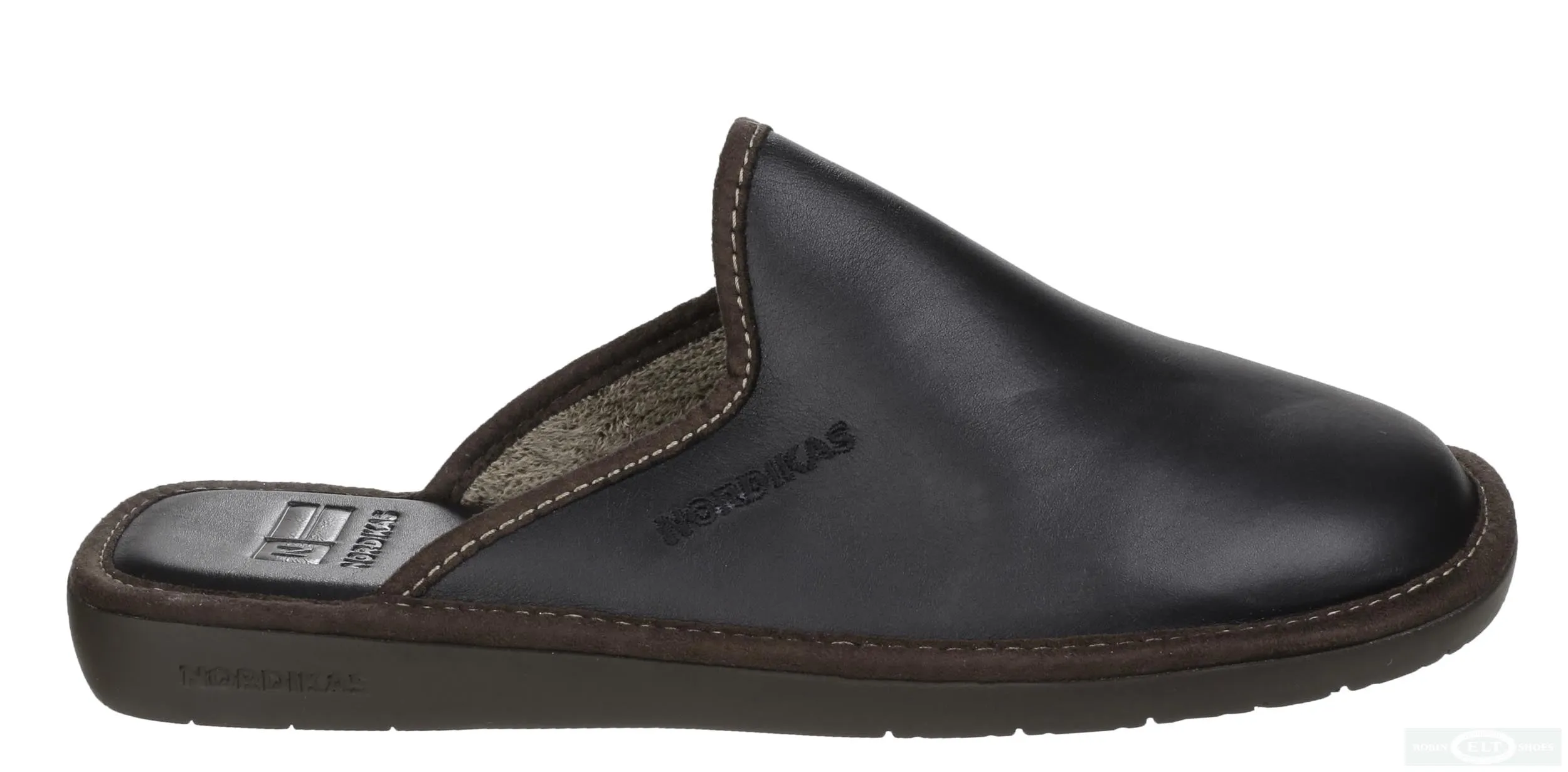 Nordikas Neil 131 Mens Leather Mule Slipper