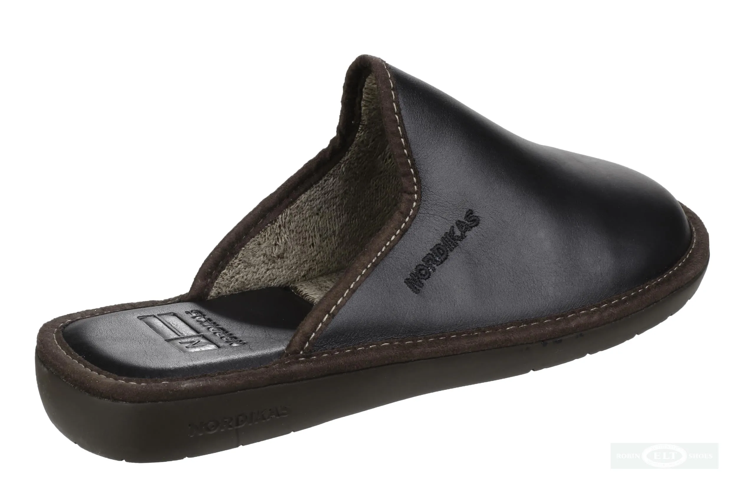 Nordikas Neil 131 Mens Leather Mule Slipper