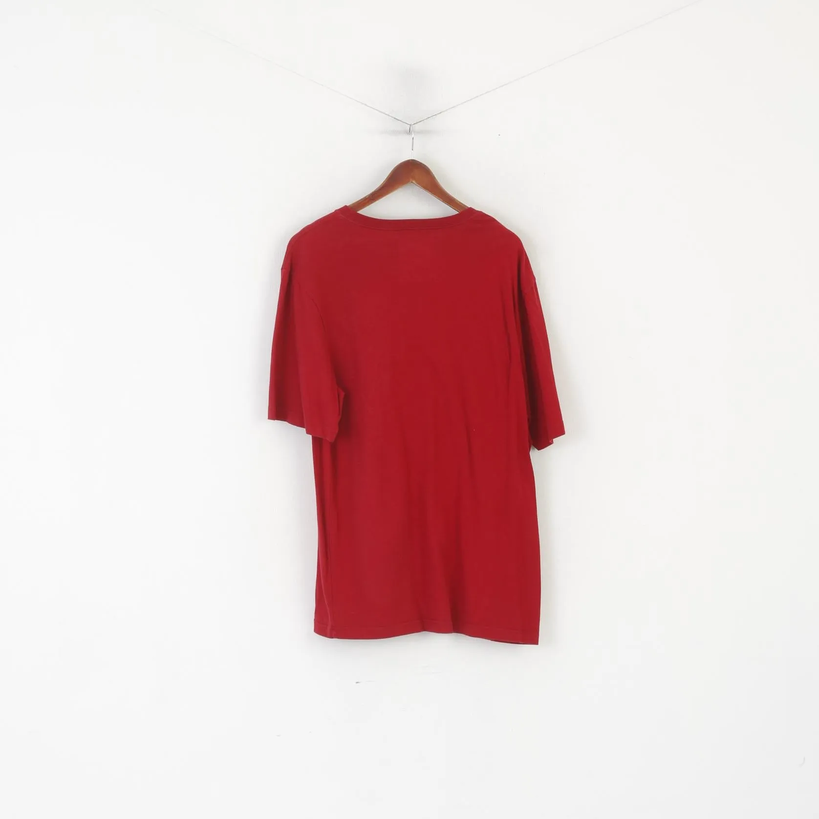 Northern Vibe Canada Men XL T-Shirt Red Cotton Vancouver Crew Neck Vintage Top