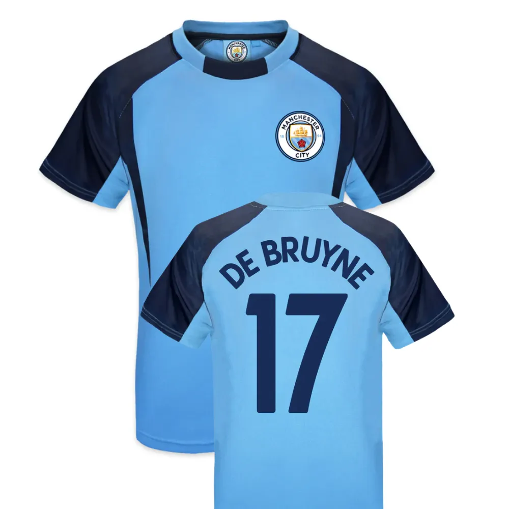 Official Manchester City Junior Training Top- De Bruyne 17