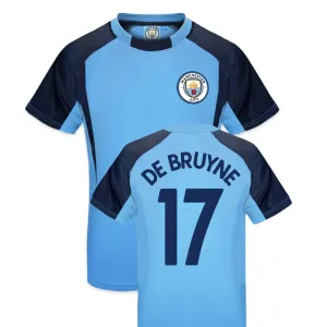 Official Manchester City Junior Training Top- De Bruyne 17