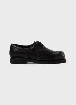 Paraboot Grained Leather Michael in Black Sunspel