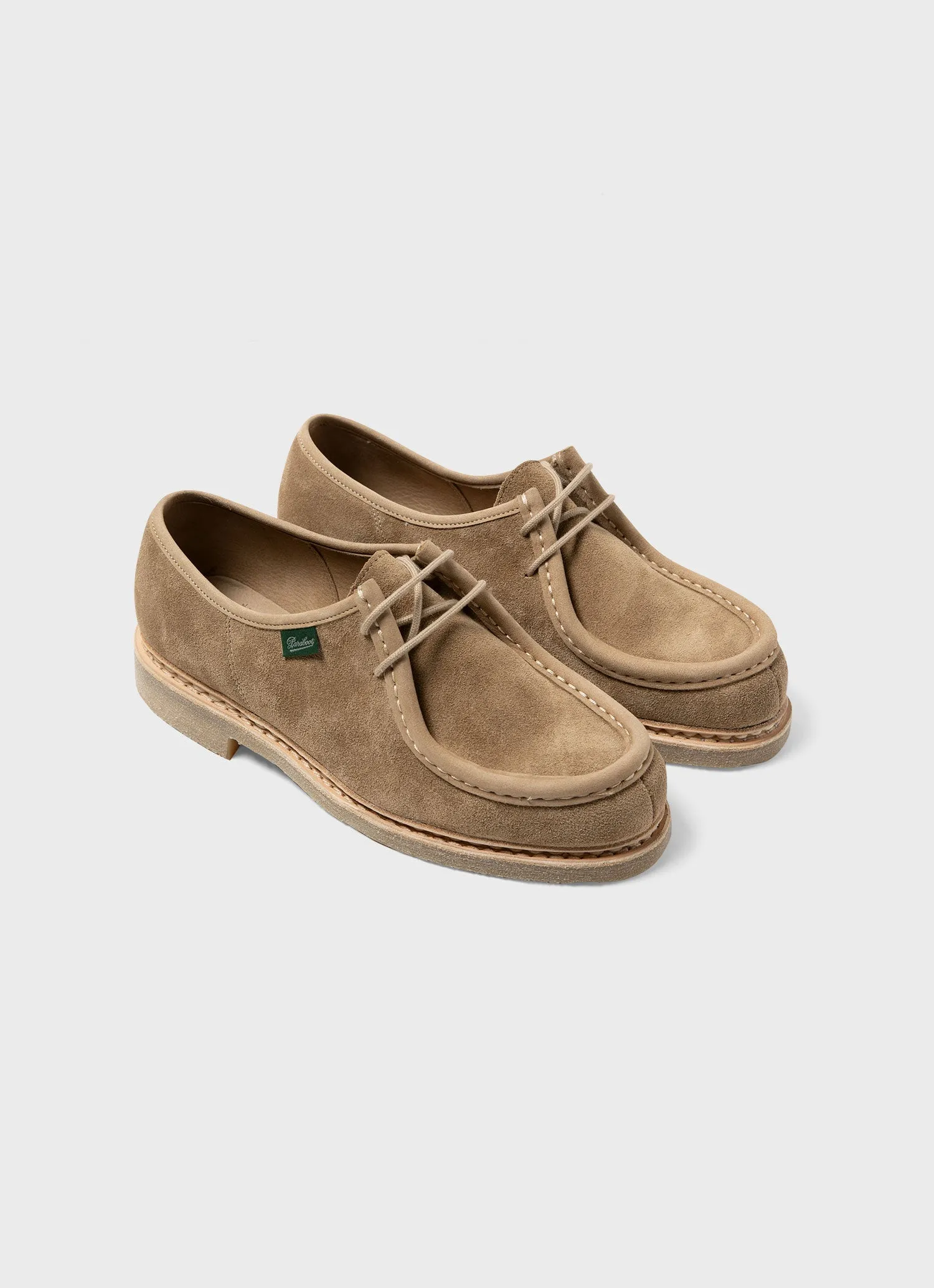 Paraboot Suede Michael in Dark Sand Sunspel