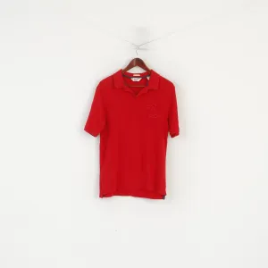 Penguin Men S Polo Shirt Red Cotton Heritage Slim Fit Stretch Short Sleeve Top