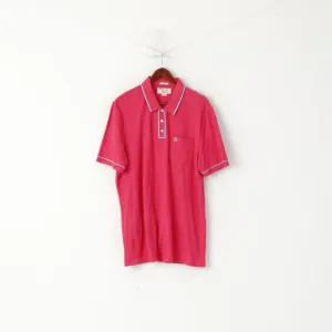 Penguin Men XXL Polo Shirt Raspberry  Cotton Heritage Slim Fit Stretch Classic Top