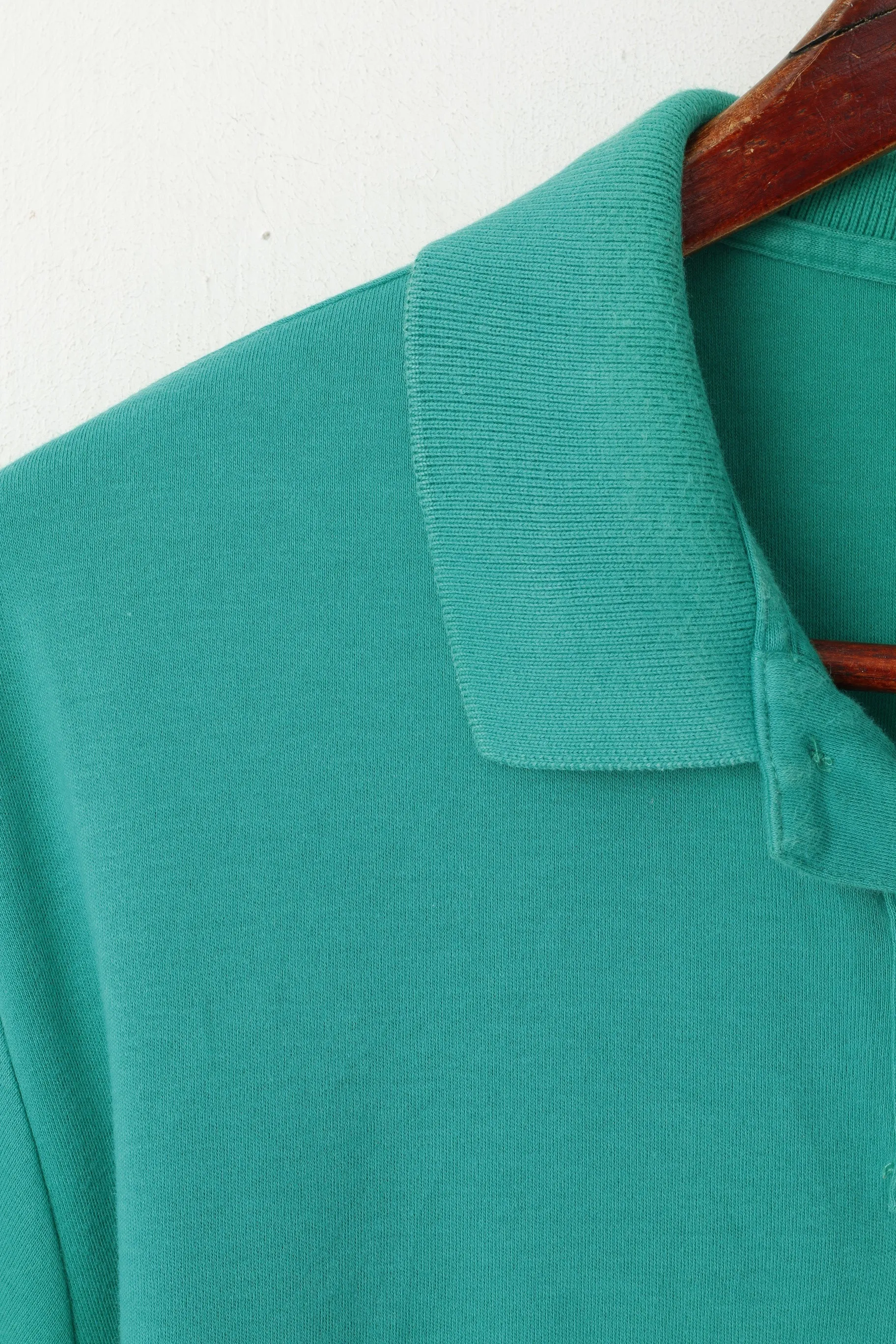 Polo By Ralph Lauren Men L Polo Shirt Green Cotton Custom Fit Short Sleeve Top