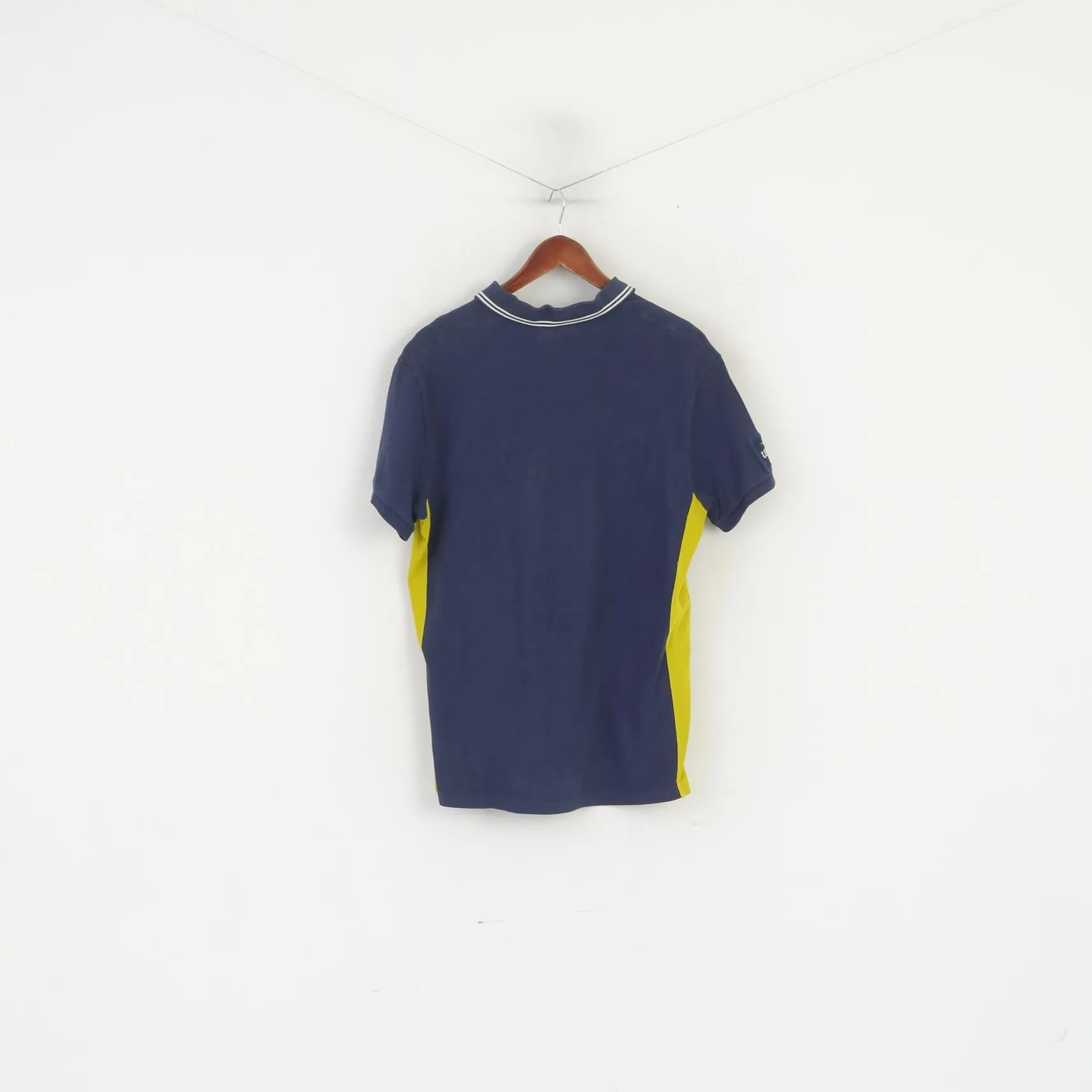 Polo by Ralph Lauren Men L Polo Shirt Navy Cotton US Open 2013 Vintage Top