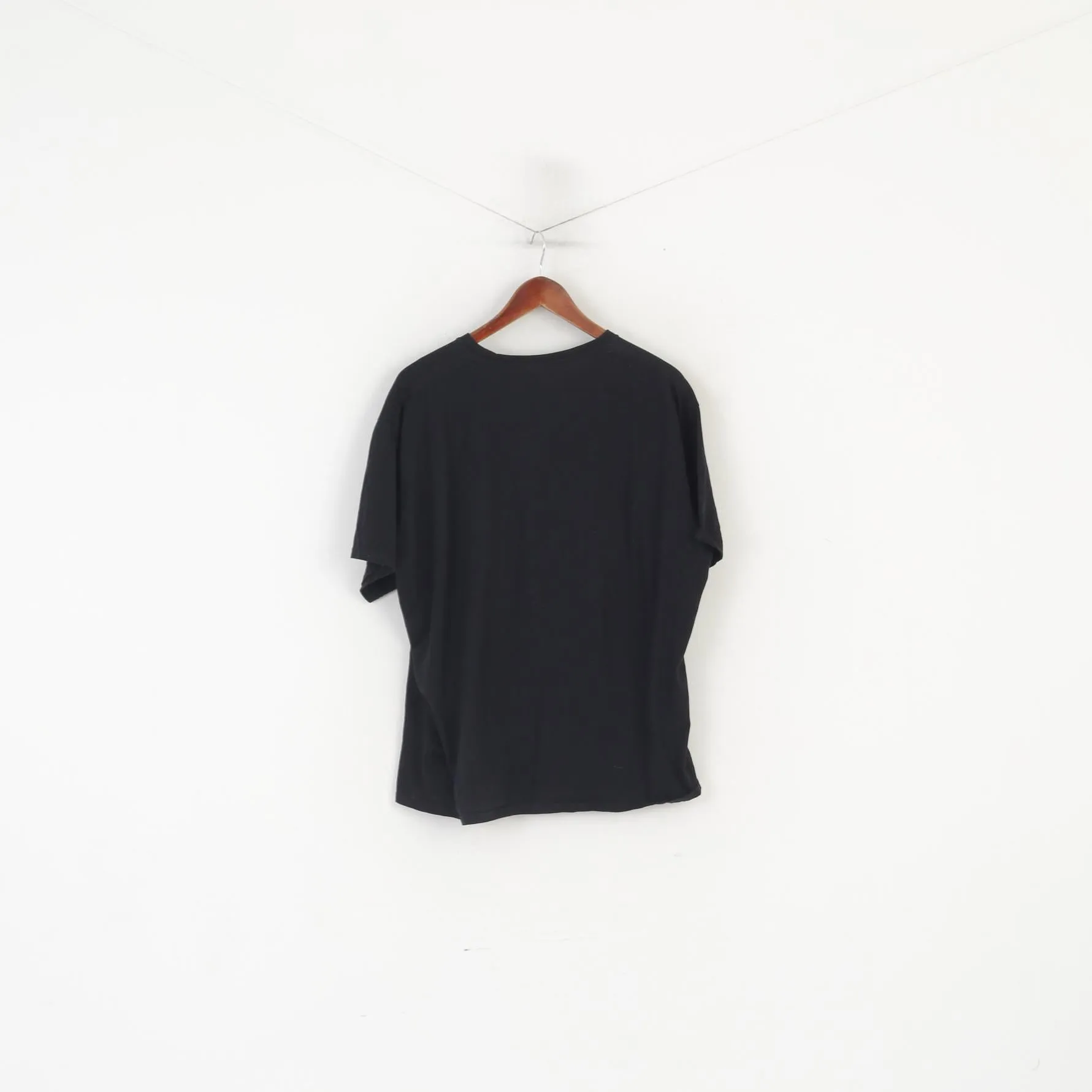Port & Company Men XL T-Shirt Black Cotton Graphic Level Complete Game Top