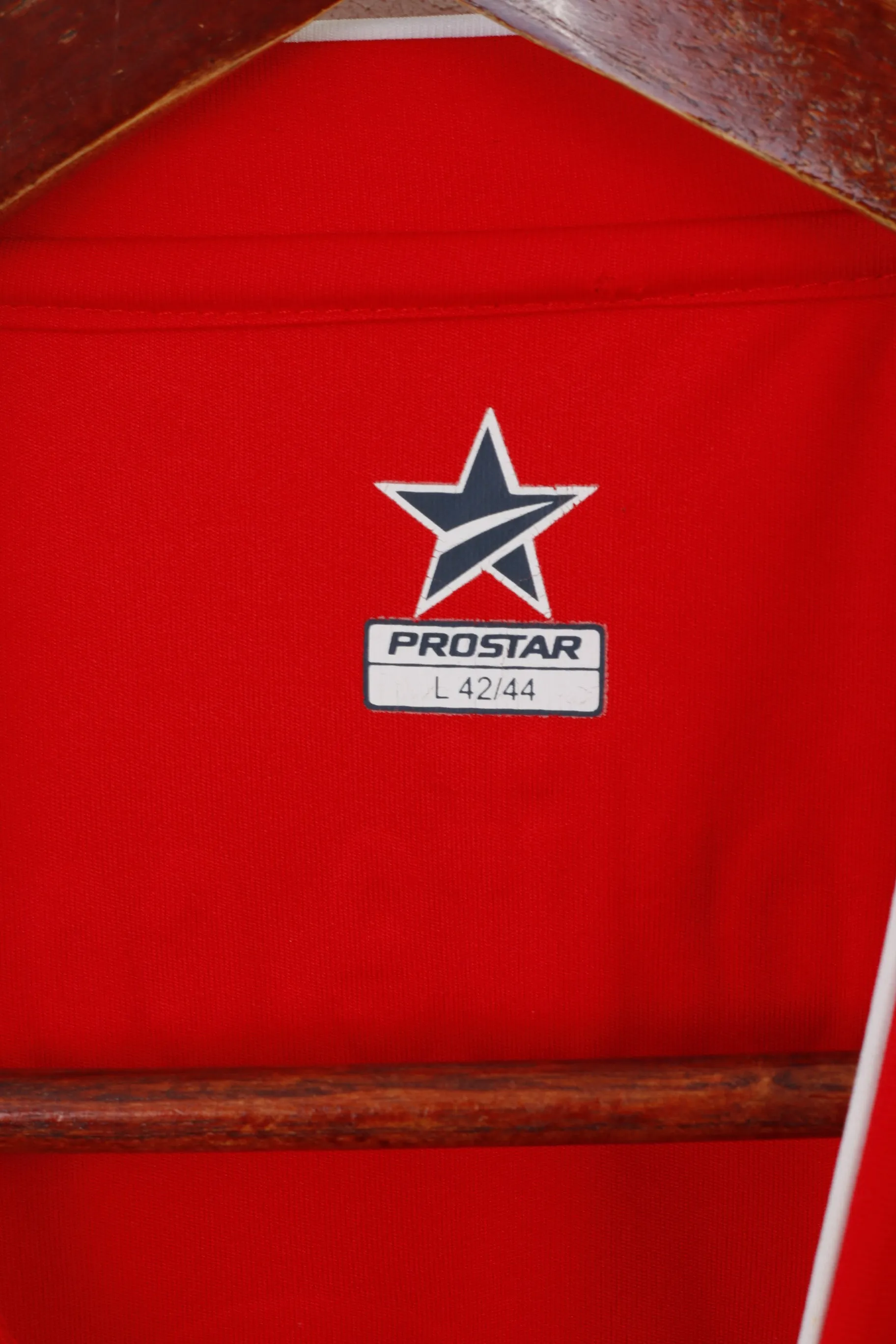 Prostar STFC Men L Long Sleeved Shirt Red England Swindon Town Football Club Jersey