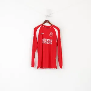 Prostar STFC Men L Long Sleeved Shirt Red England Swindon Town Football Club Jersey