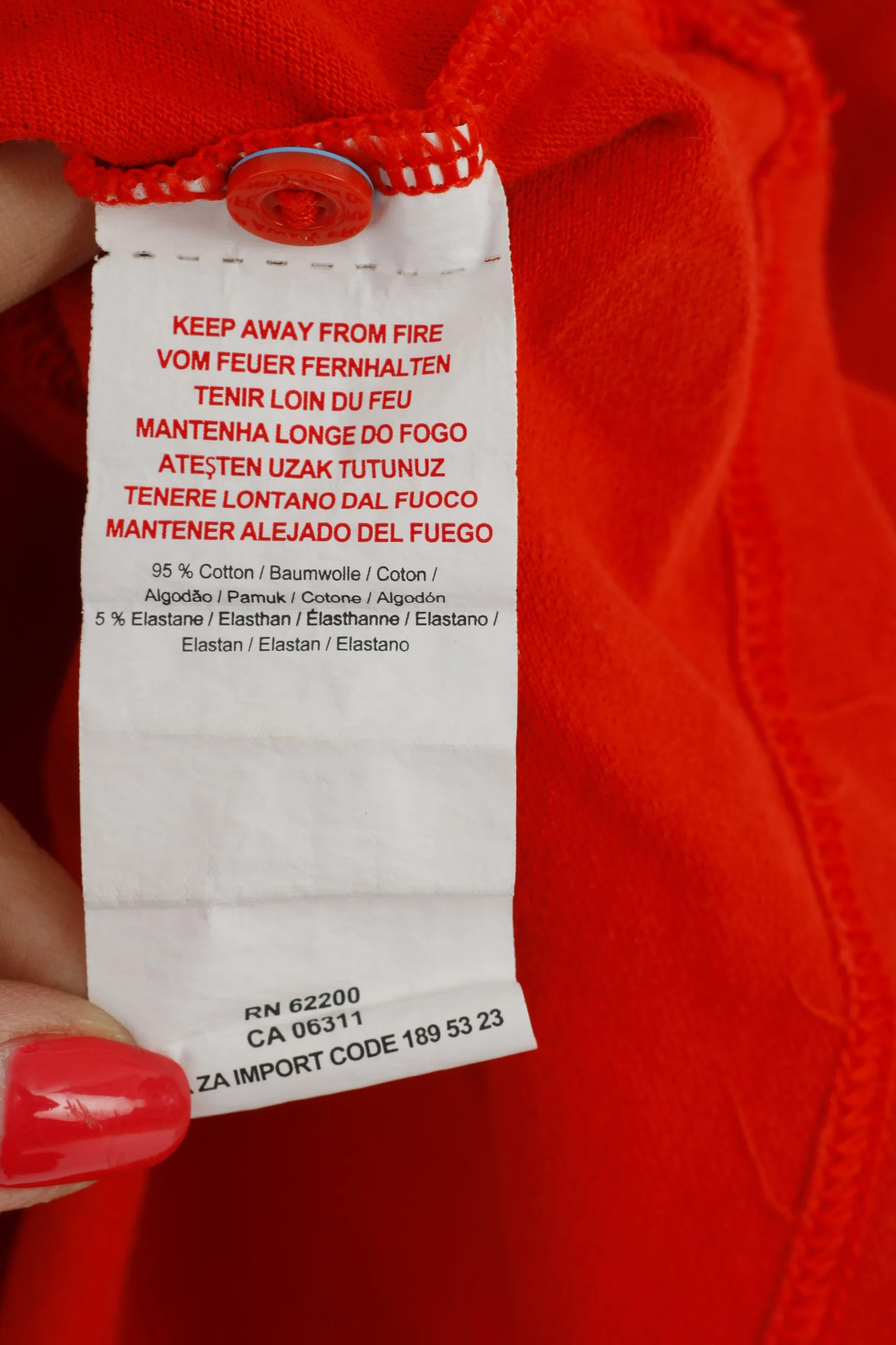 Puma Men XL Polo Shirt Orange Short Sleeve Cotton Stretch Sport Top