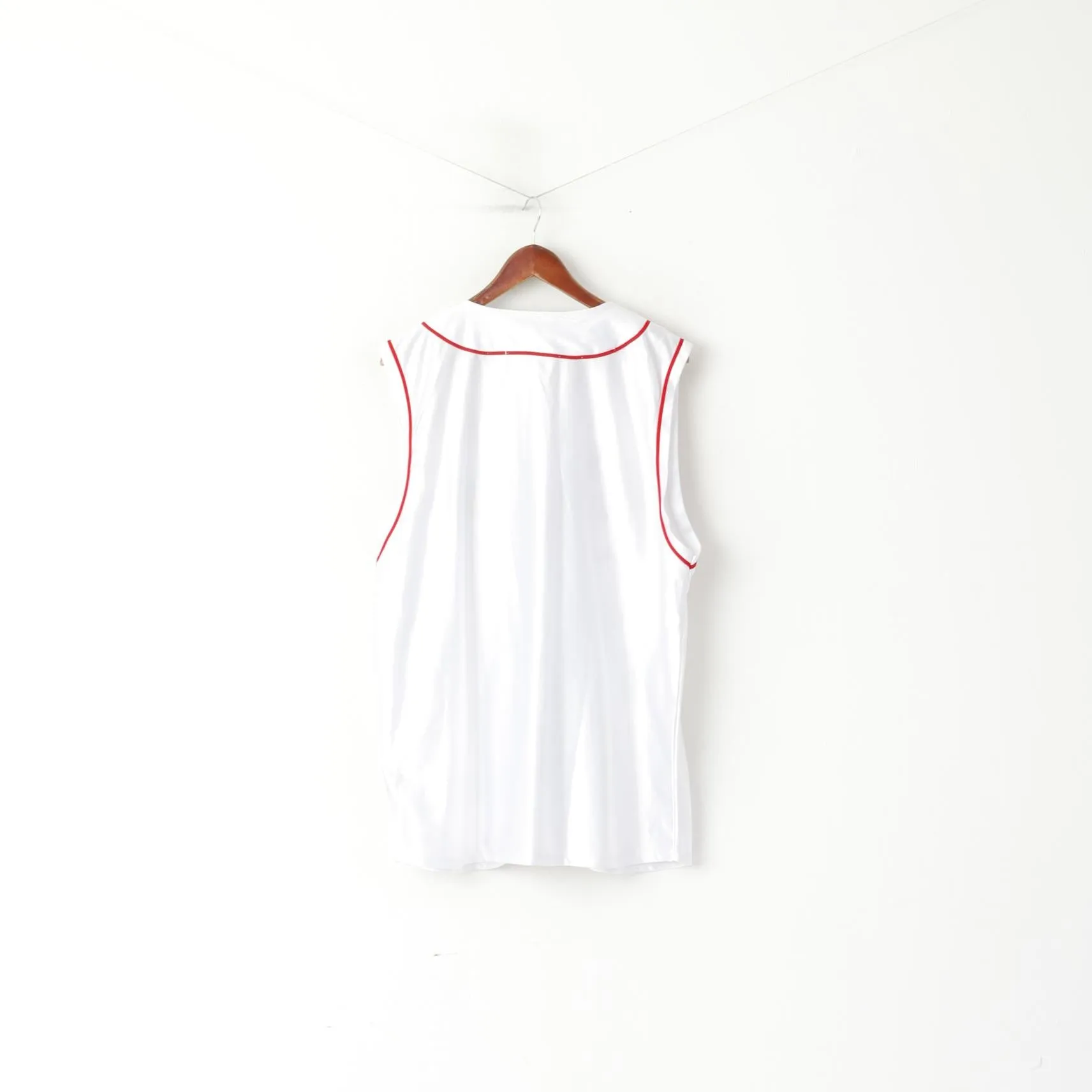 Sir Benni Miles Men XL Shirt White Shiny Limietd Edition Team Sport Jersey Vest