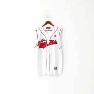Sir Benni Miles Men XL Shirt White Shiny Limietd Edition Team Sport Jersey Vest