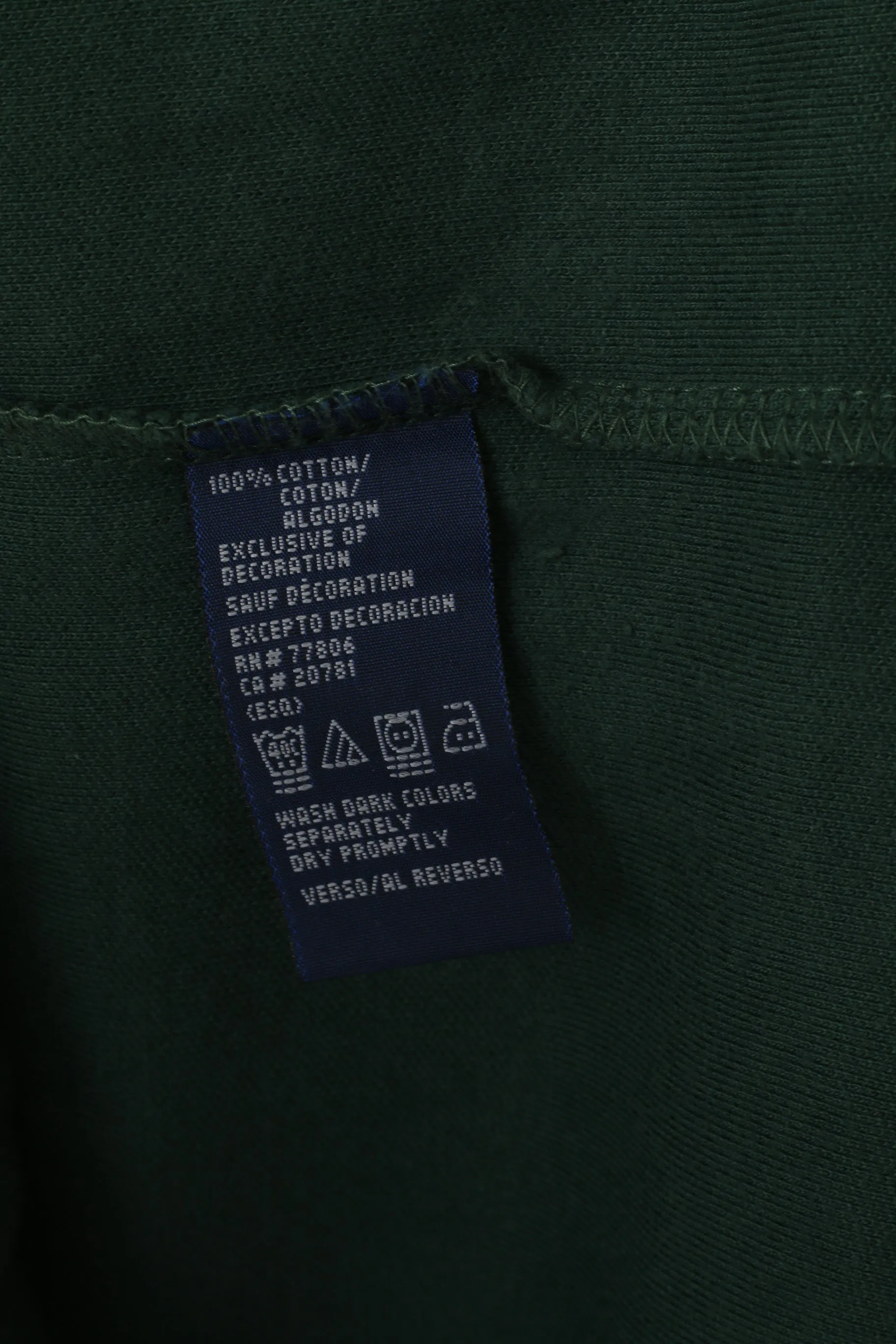 Tommy Hilfiger Men S Polo Shirt Green Cotton Plain Short Sleeve Fit Top