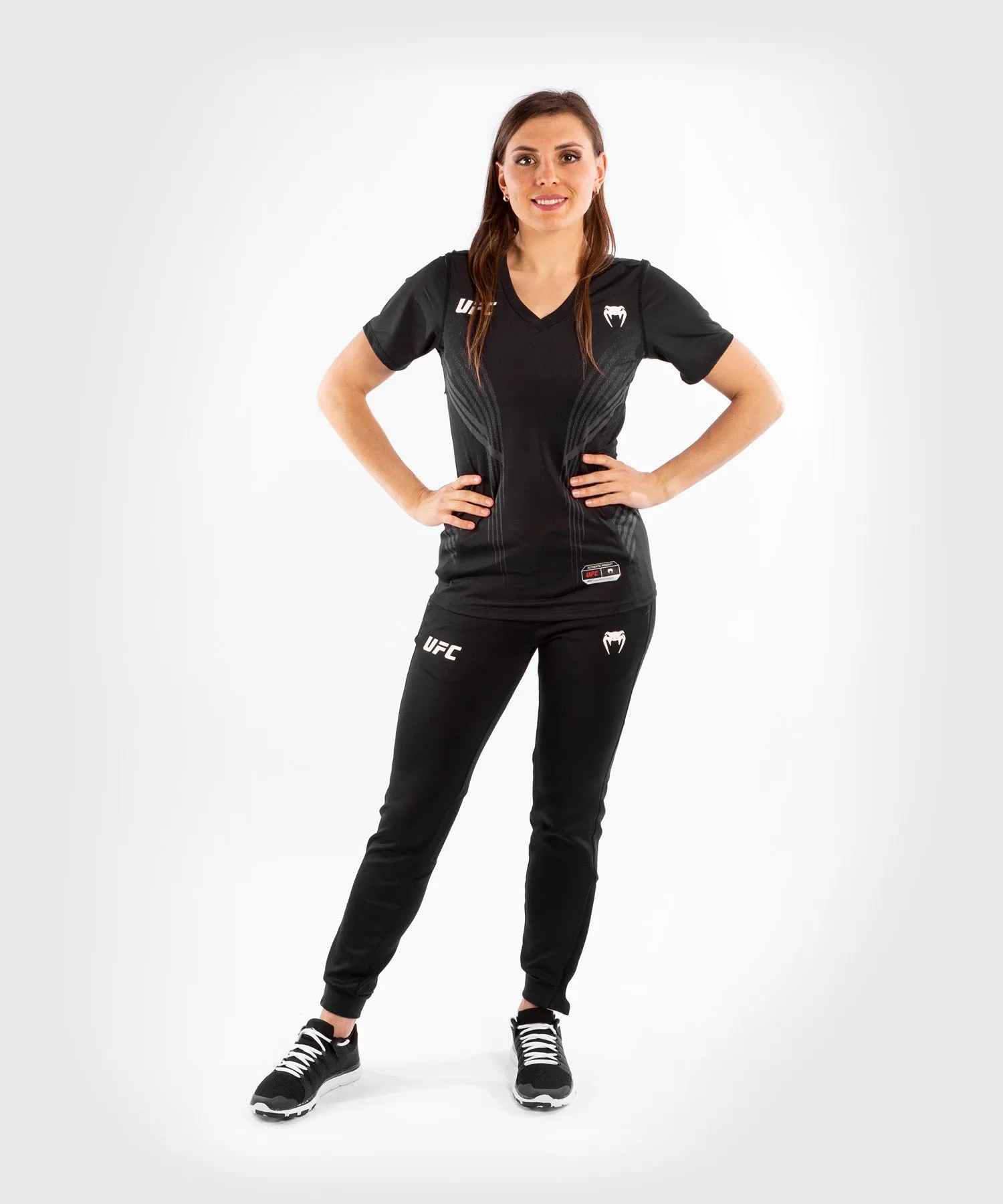 UFC Venum Personalized Authentic Fight Night Women's Walkout Jersey - Black
